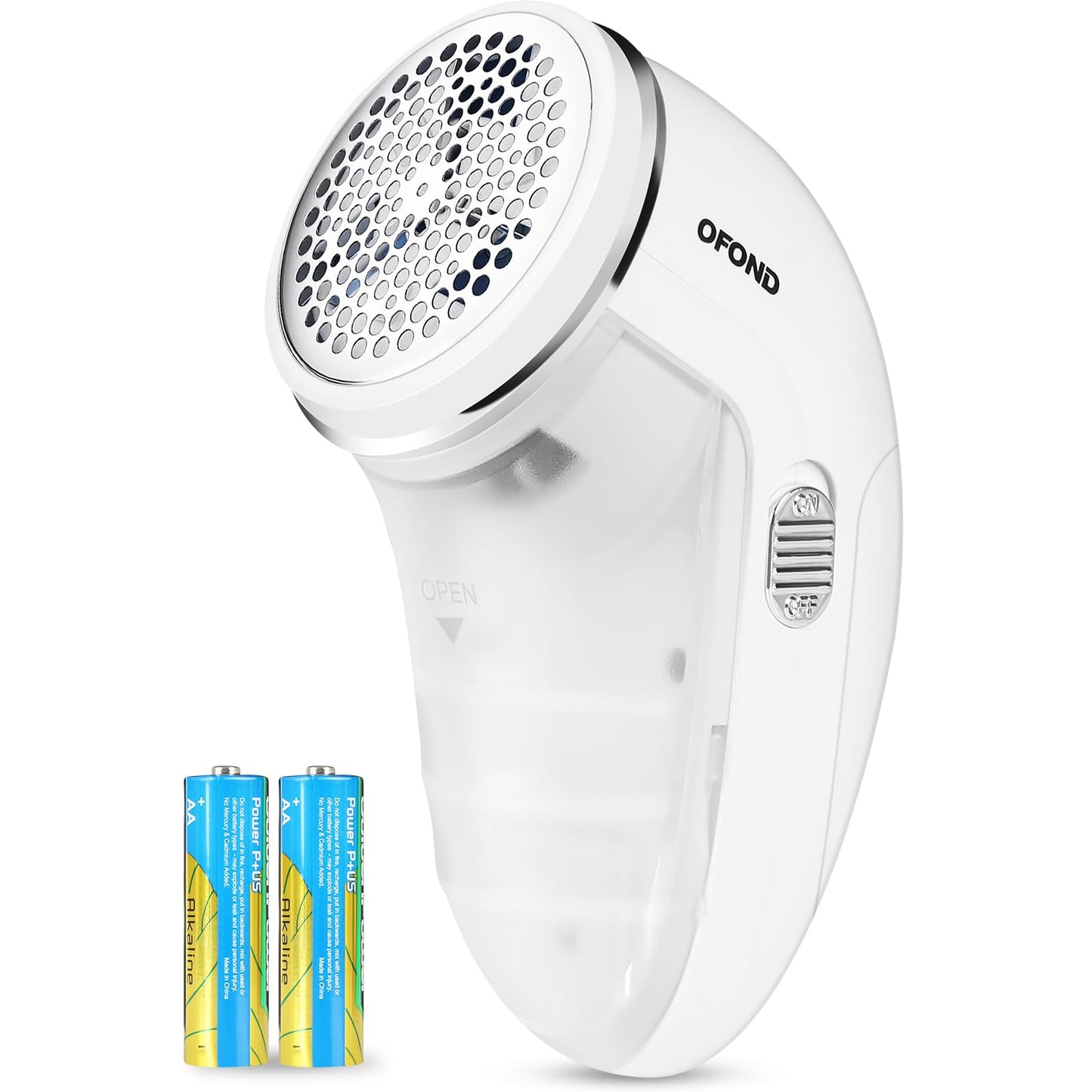 OFOND Fabric Shaver Lint Remover for Clothes,Electric Lint Shaver Battery Operated,Portable Sweater Defuzzer, Quick and Easy Remove Pills,Lint Balls,Fuzz of Clothing Pants Socks Couch Pillows Blankets