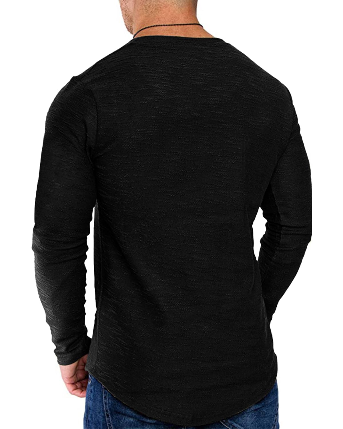 Uni Clau Casual Mens Sweatshirts Athletic Long Sleeve Workout Shirts Winter Shirts