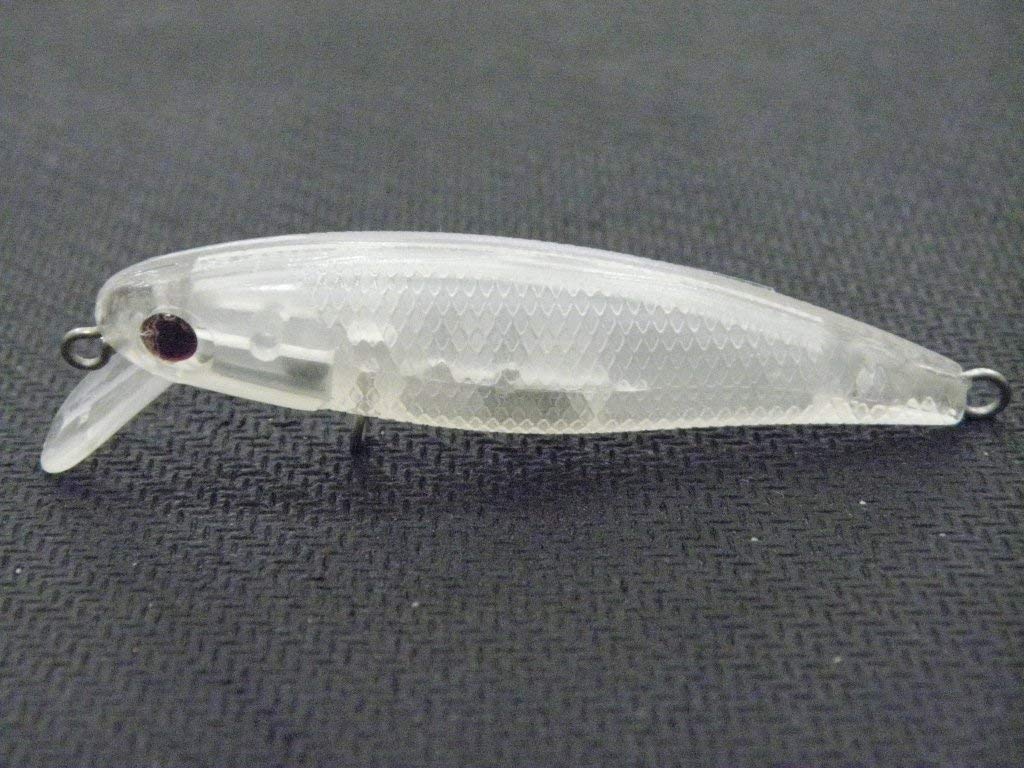 wLure 10 Blank Unpainted Minnow Crankbait Topwater Lipless Jerkbait Fishing Lures (UPM639P10)
