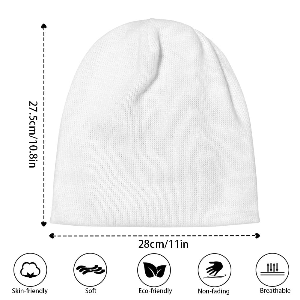 Ugly Christmas Exclusives Soft Stretch Knit Beanie Winter Hat for Women Men Xmas Tree Print