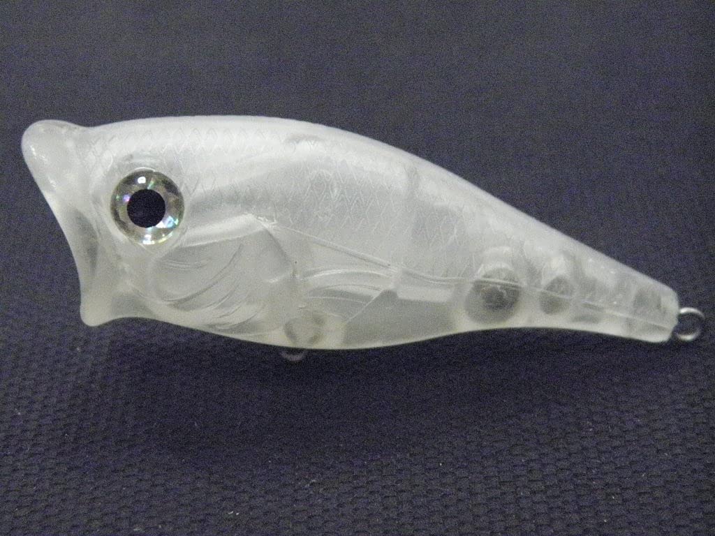 wLure 10 Blank Unpainted Minnow Crankbait Topwater Lipless Jerkbait Fishing Lures (UPT626P10)