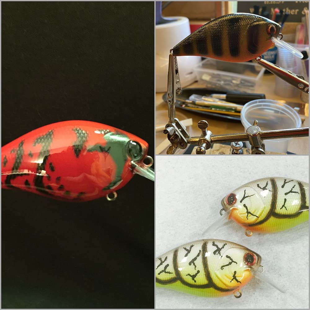 wLure 10 Blank Unpainted Minnow Crankbait Topwater Lipless Jerkbait Fishing Lures (UPHC25P10)