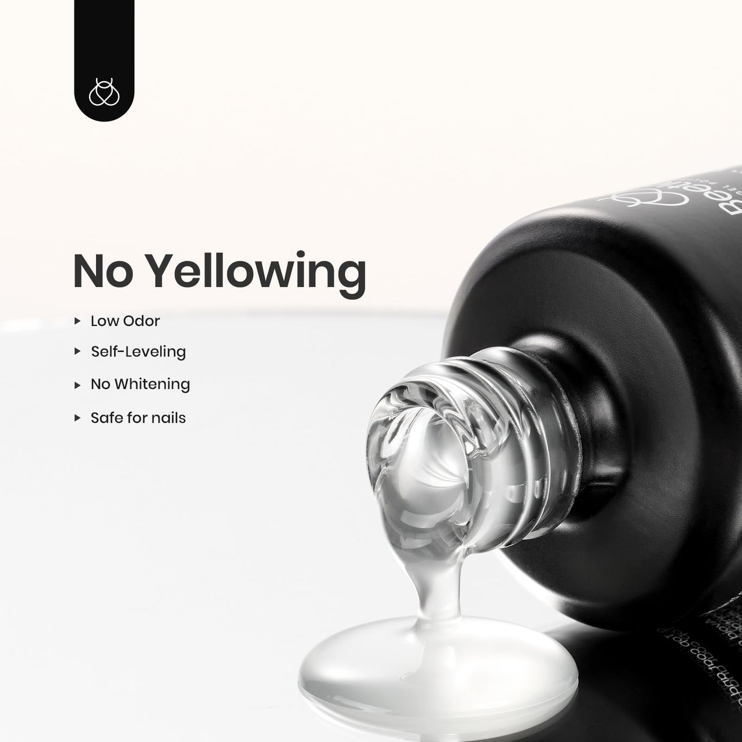 Beetles Matte Gel Top Coat for Gel Nail Polish,15ML Chrome Proof Matte Top Coat No Wipe Powder-Resist Matte Finish for Detail Chrome Powder Painting and Long Lasting Gift Set for Women