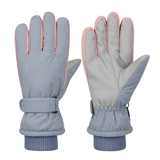 Century Star Winter Ski Gloves Women Touchscreen Waterproof Snow Gloves for Women Warm Snowboard Gloves for Snowmobile/Hiking Outerdoor Blue One Size
