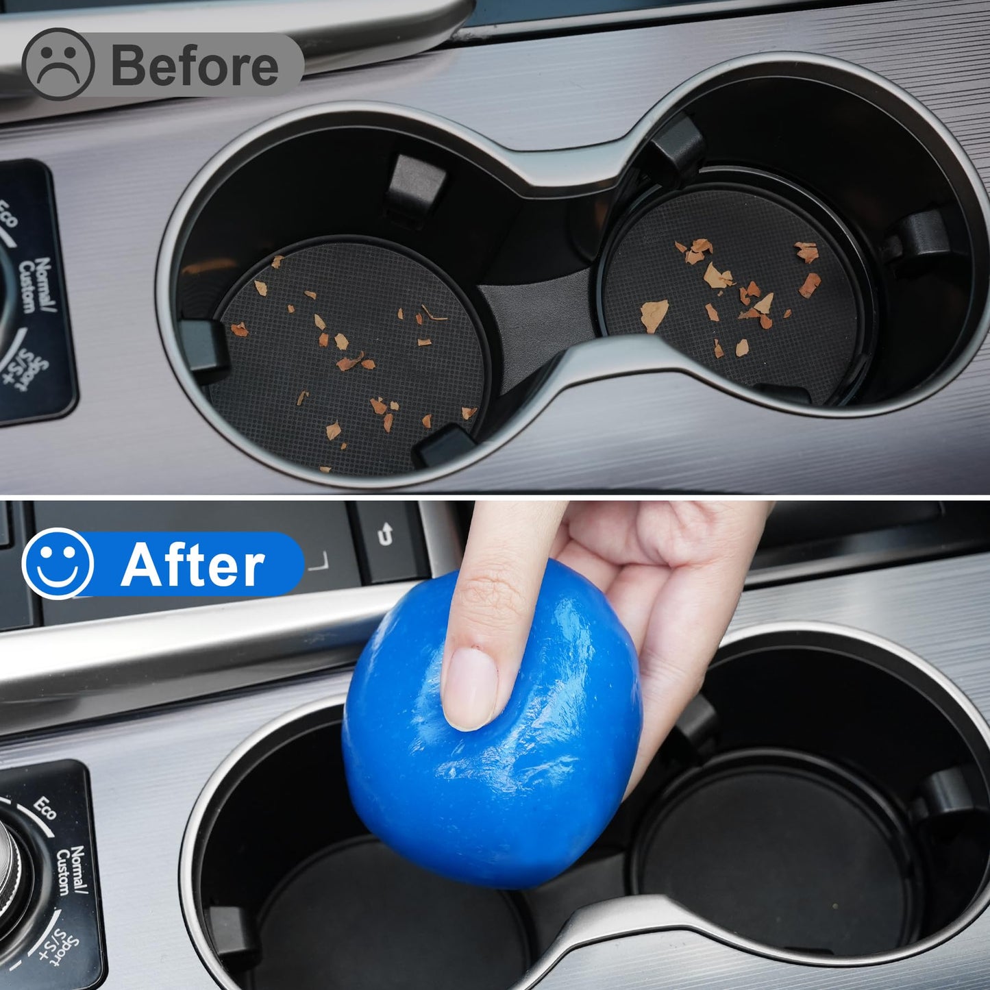 JUSTTOP Car Cleaning Gel Detailing Putty,Automotive Interior Cleaning Slime,Car Vent Cleaning Kit for Car and Keyboard,Putty Cleaning Car Accessories Blue
