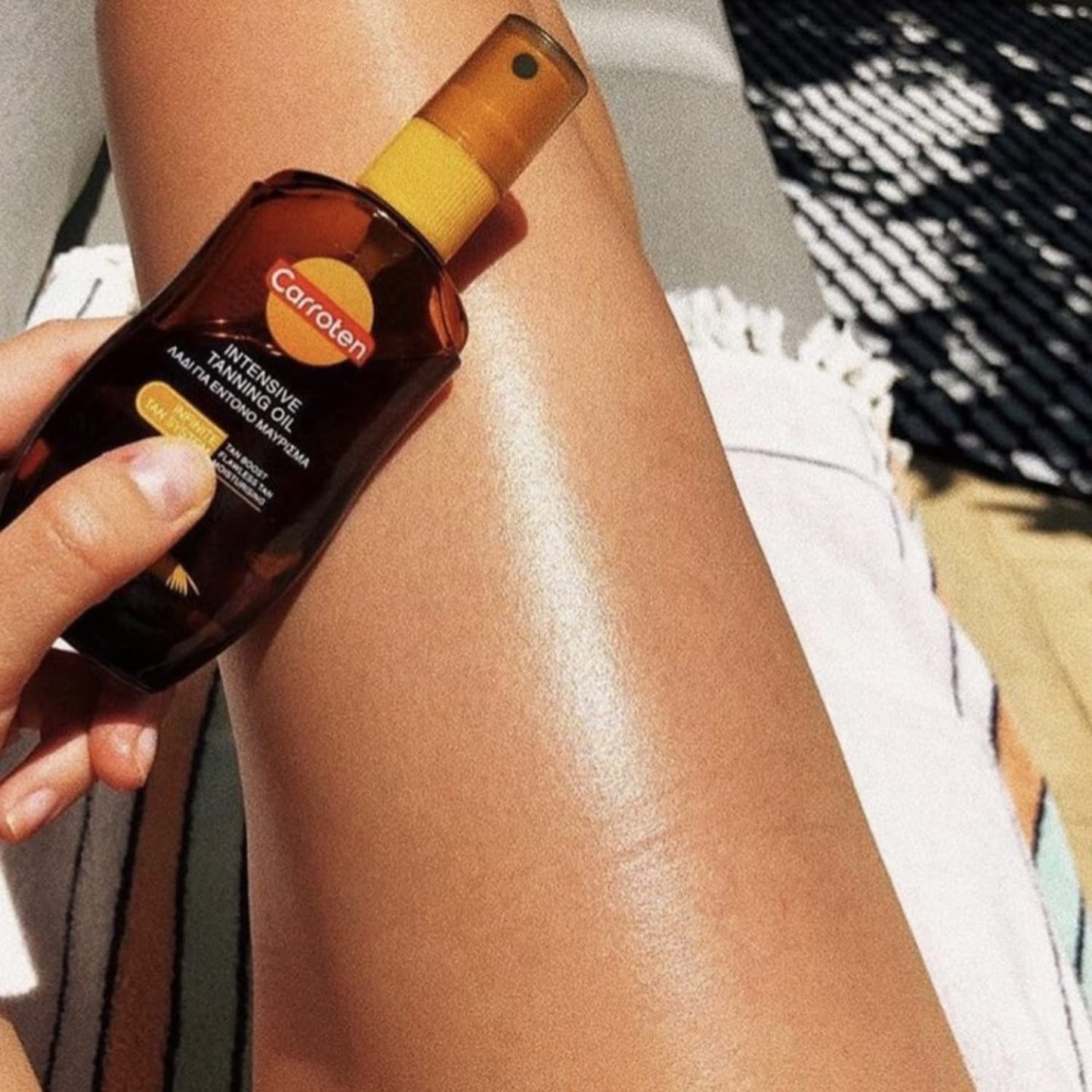 Caroten Intensive Tanning Oil Spray SPF0 5.07 fl oz / 150 ml