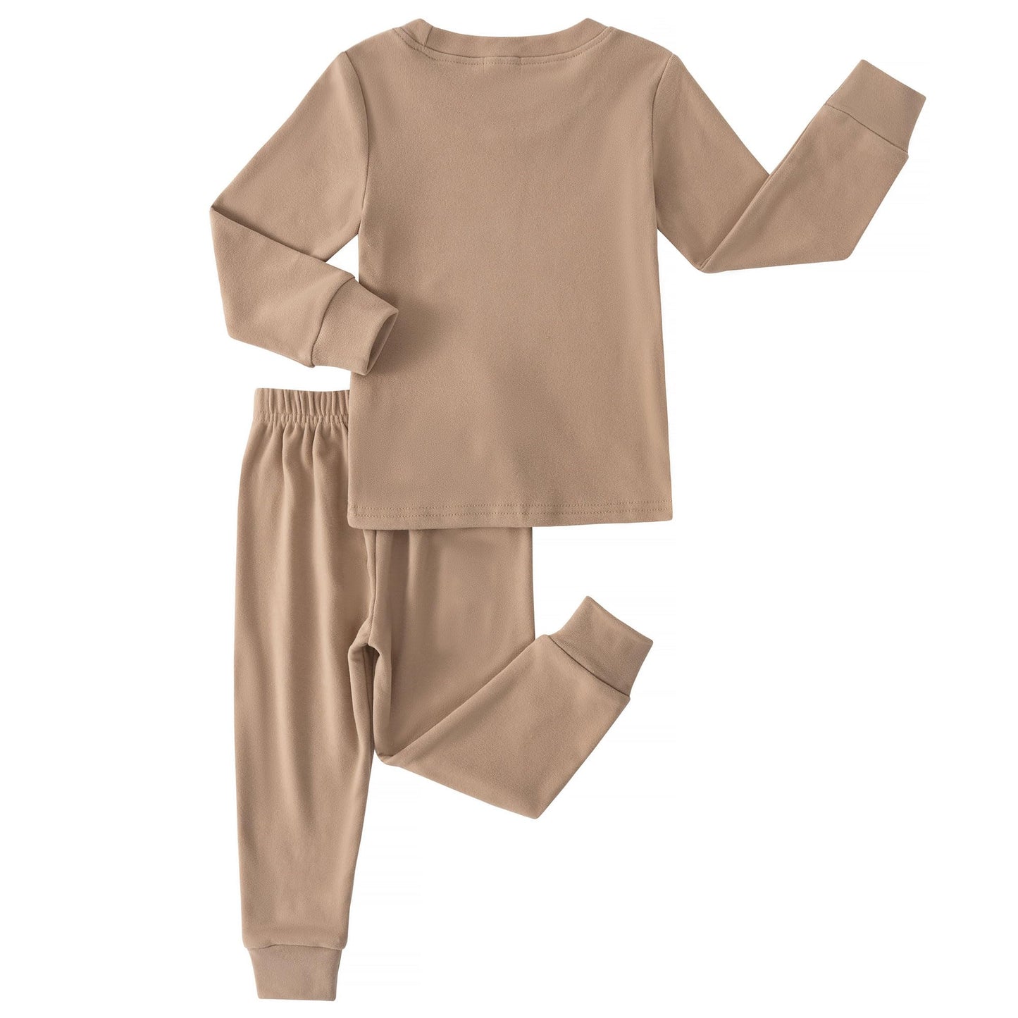 Kids Thermal Underwear Set Toddler Winter Base Layer Ultra Soft Long Johns for Little Boys Girls (Coffee,3Years)
