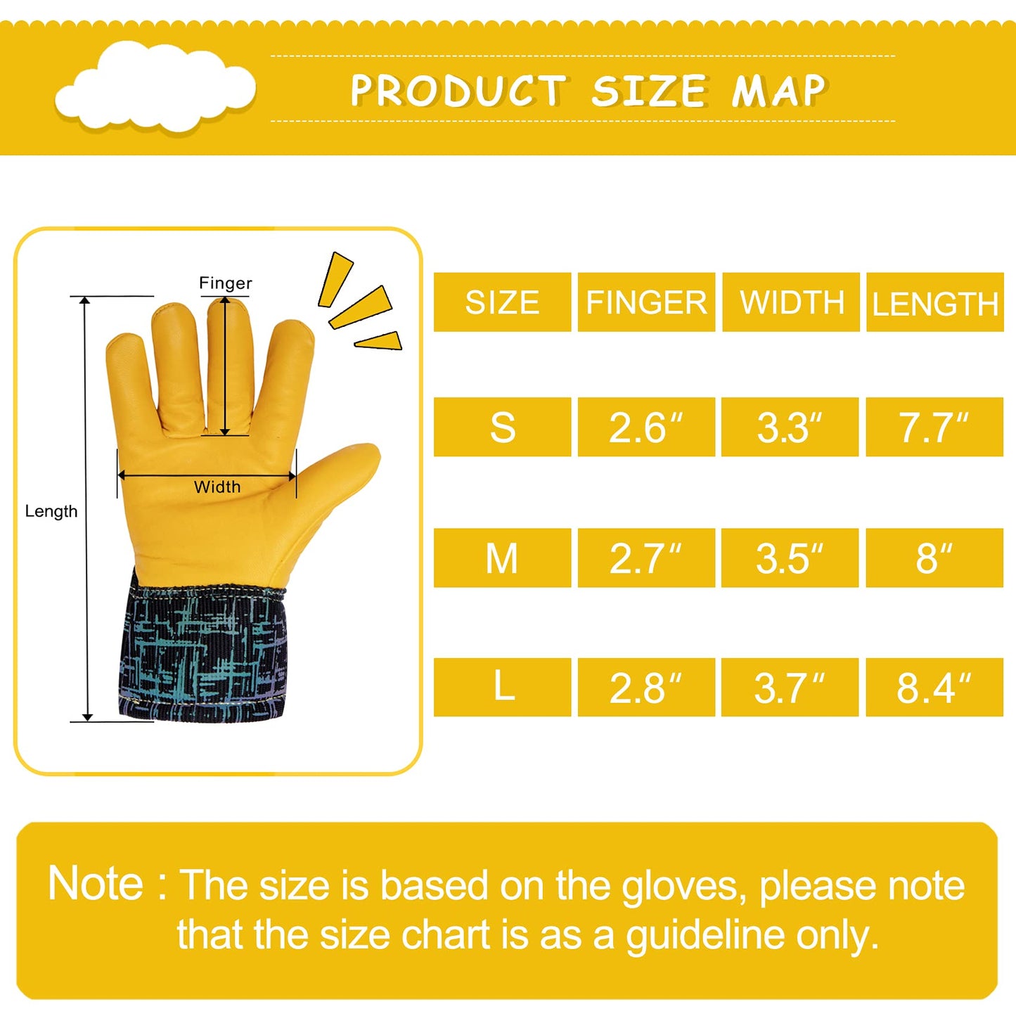 Kids Winter Gloves, 3M Thinsulate Lined Windproof Warm Toddler Work Gloves with Soft Sheepskin Leather, Reflective Knitted Cuff Insulated Cold Weather Ski Gloves for Girls Boys Snow (Large, Age 7-9)