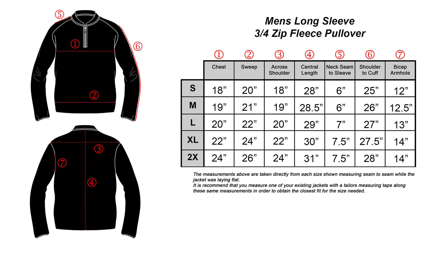 JH DESIGN GROUP Men’s Quarter Zip Thermal Fleece Pullover Sweatshirt Mid Weight in 6 Colors (US, Alpha, Medium, Regular, Regular, Black)