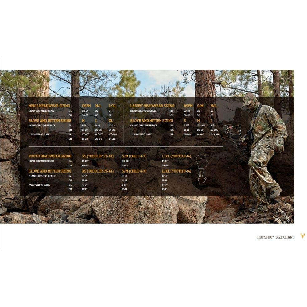 Hot Shot Men’s Reversible Camo Fleece Beanie – Blaze/Realtree Edge Outdoor Hunting Camouflage