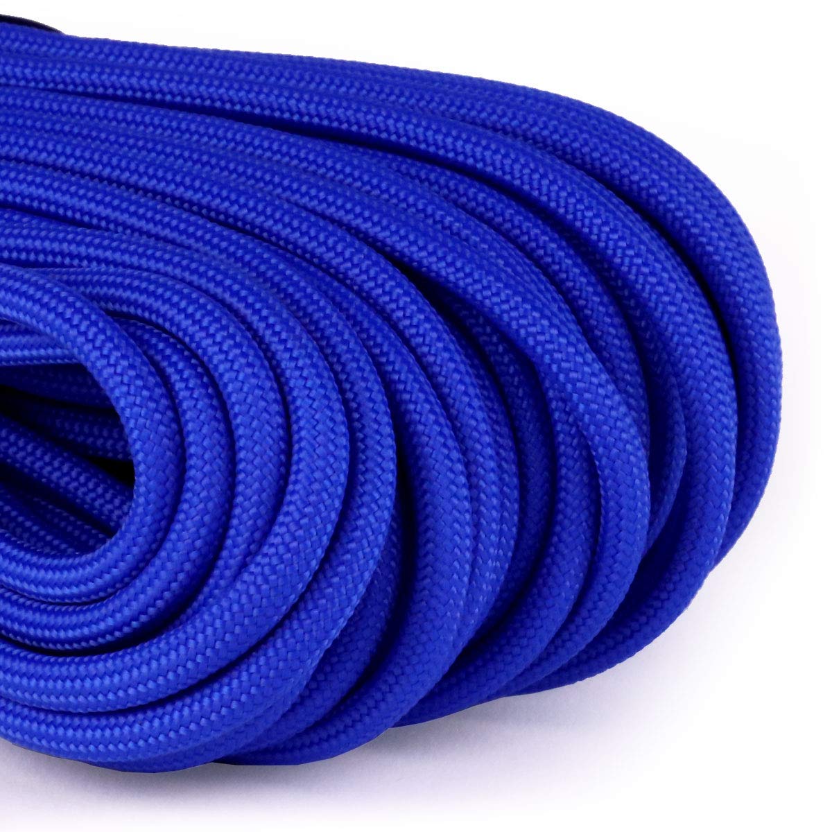 Atwood Rope MFG 550 Paracord 100 Feet 7-Strand Core Nylon Parachute Cord Outside Survival Gear Made in USA | Lanyards, Bracelets, Handle Wraps, Keychain (Royal Blue)