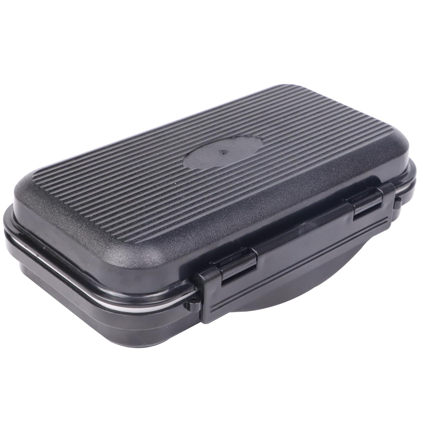 KEESHINE Fly Fishing Box Multi sided Fly Box with Removable Swing Leaf Center (Black, Small)
