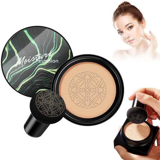 YYONPQ Cedar and Ash Makeup, Cedar and Ash Air Cushion Cc Cream, Cedar and Ash Foundation, Honey and Pine Makeup, Air Cushion Cc Cream Mushroom Head Foundation-02# Buff Beige