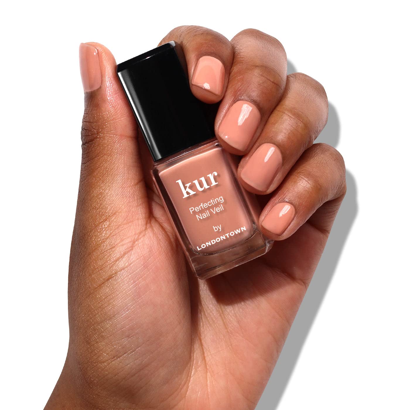 LONDONTOWN Nail Veil #5 Enhancing Nail Care Color and Formula, Muted Pumpkin Tint, 0.4 fl. oz.