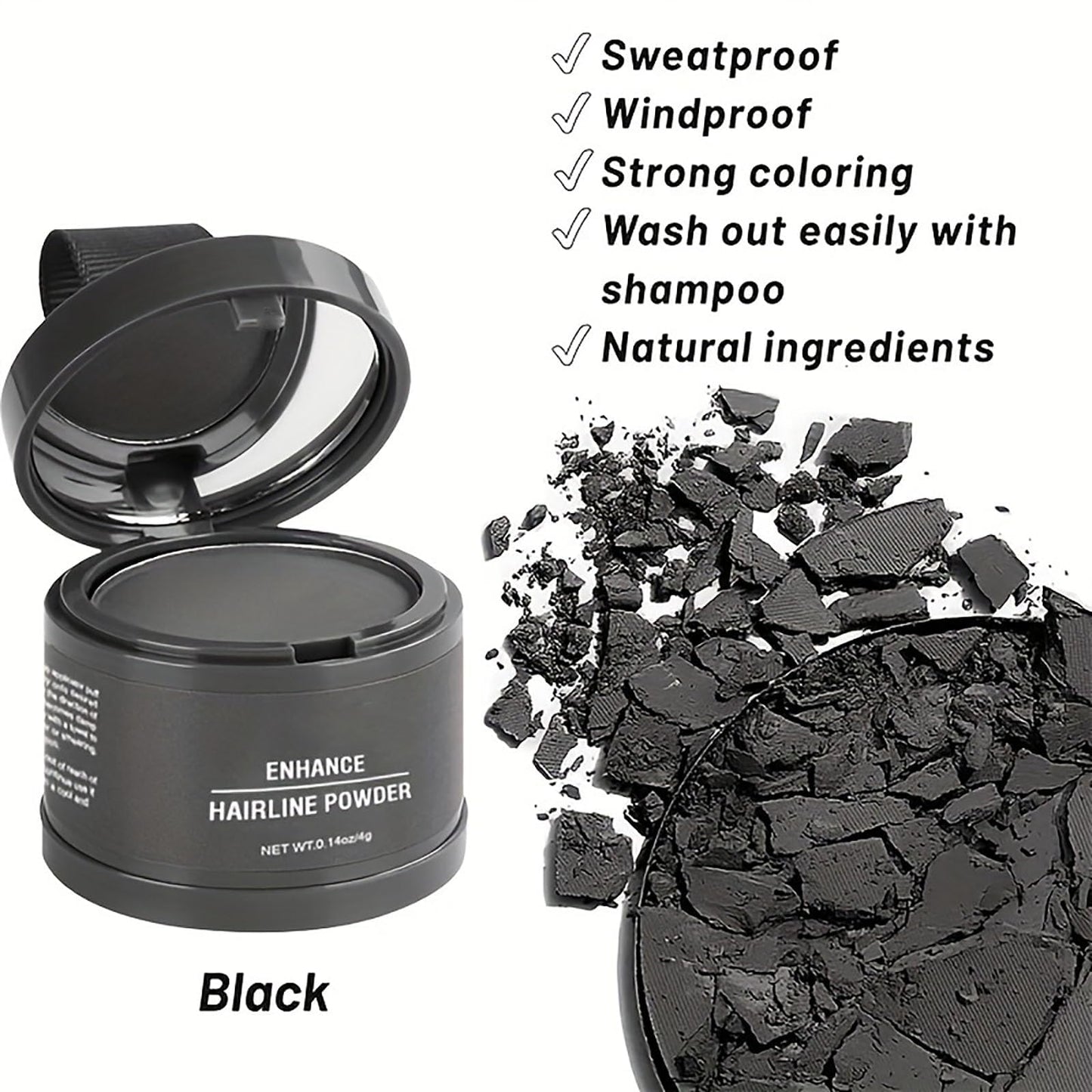 Waverloo Magic Root Cover Up Powder - Instantly Conceals Hair Loss, Enhances Hairline (05 Dark Blonde, 1 Fl Oz)
