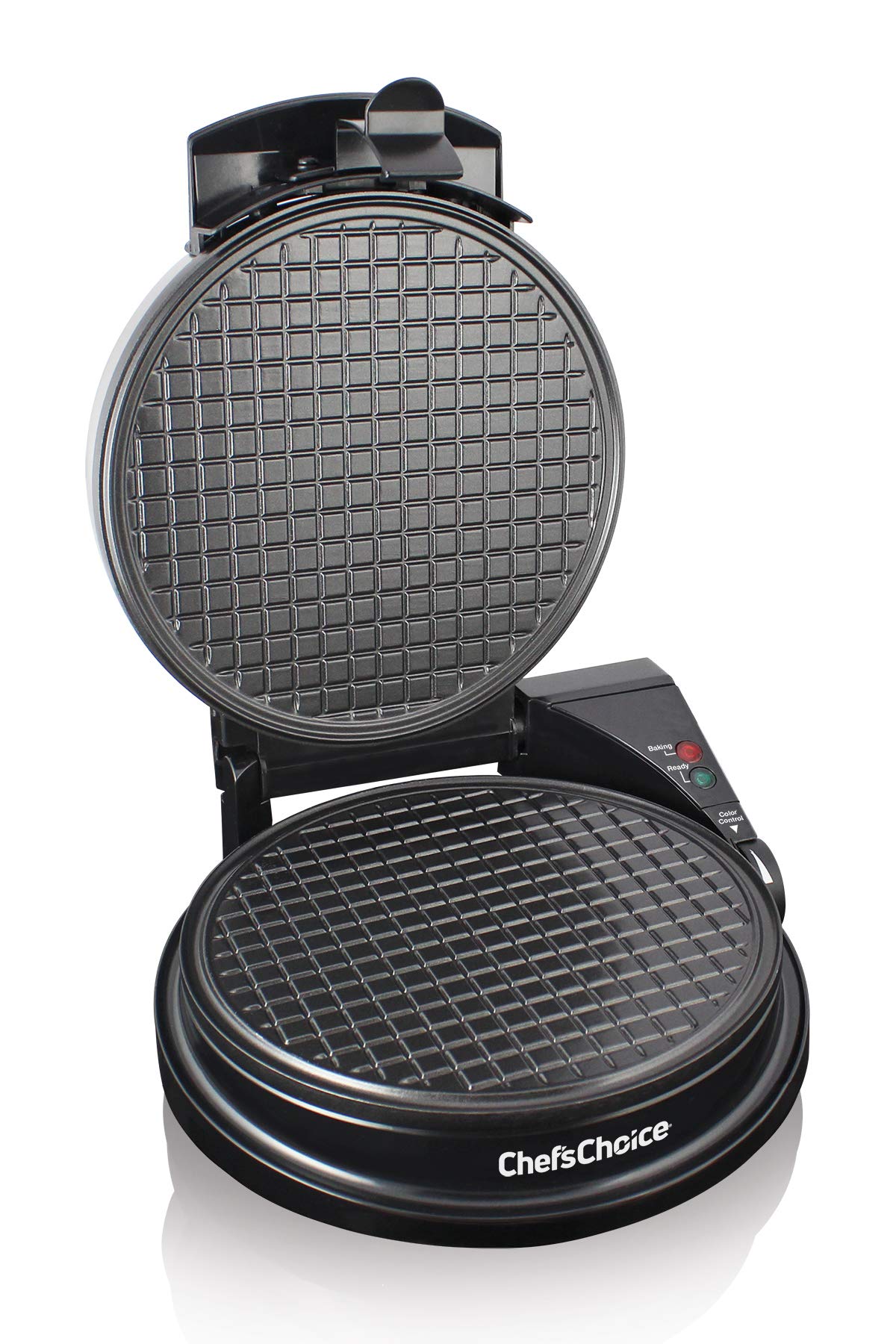 Chef’sChoice Ice Cream Cone Maker WaffleCone Express With Nonstick Heating Plates Instant Heat Recovery Creates Delicious Homemade Sugar and Waffle Cones Easy to Clean, 1050-Watts, Silver
