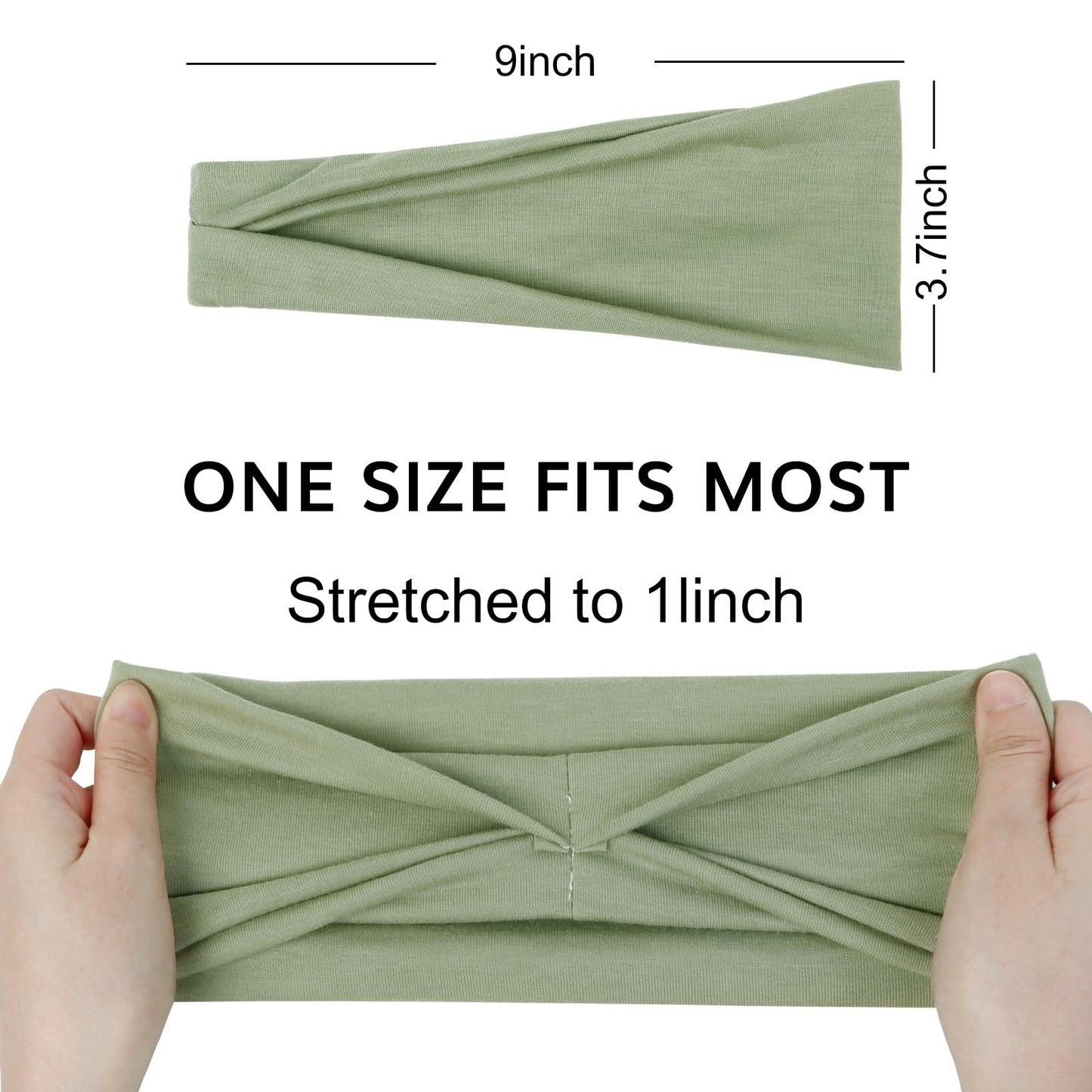 Huachi Headbands for Women Non Slip Women's Fashion Headbands Wide Headbands for Women's Hair Head Band Short Hair for Workout Yoga Sports Exercise Sweatbands Summer Hair Accessories Elastic Hair Band