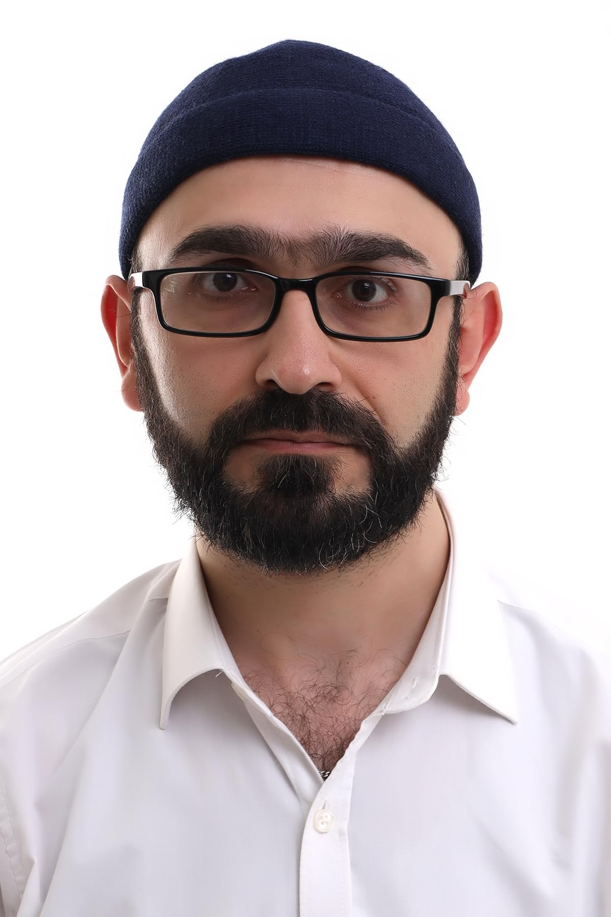 ihvan online Turkish Muslim Winter Velvet Roll-up Edge Kufi Hats for Men, Taqiya, Takke, Peci, Islamic Caps,Prayer Skullcap, Islamic Gifts, Blue Dark