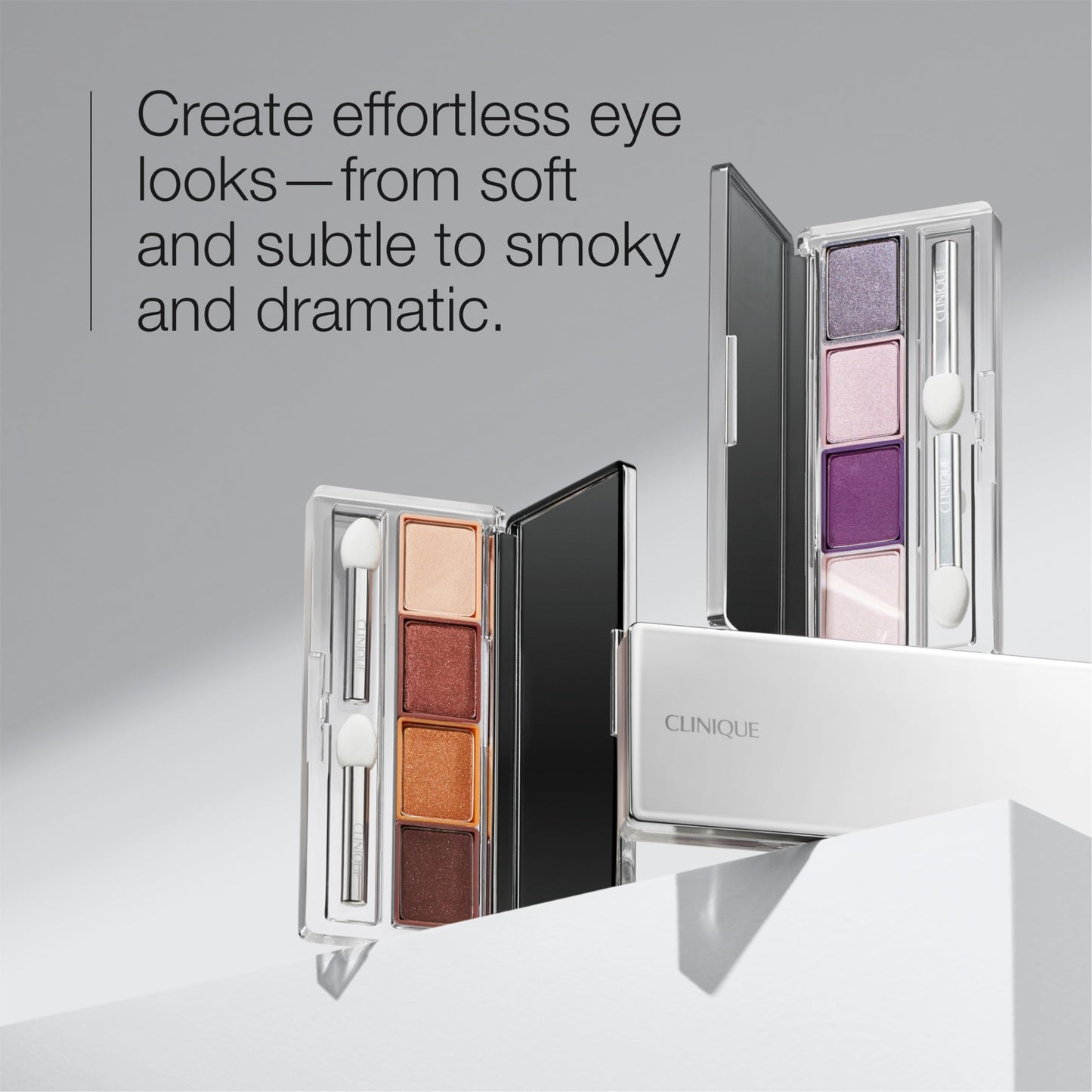 Clinique All About Shadow Quad | Long Lasting, Crease + Fade Resistant + Safe For Sensitive Eyes, On Safari, 0.05 Ounce