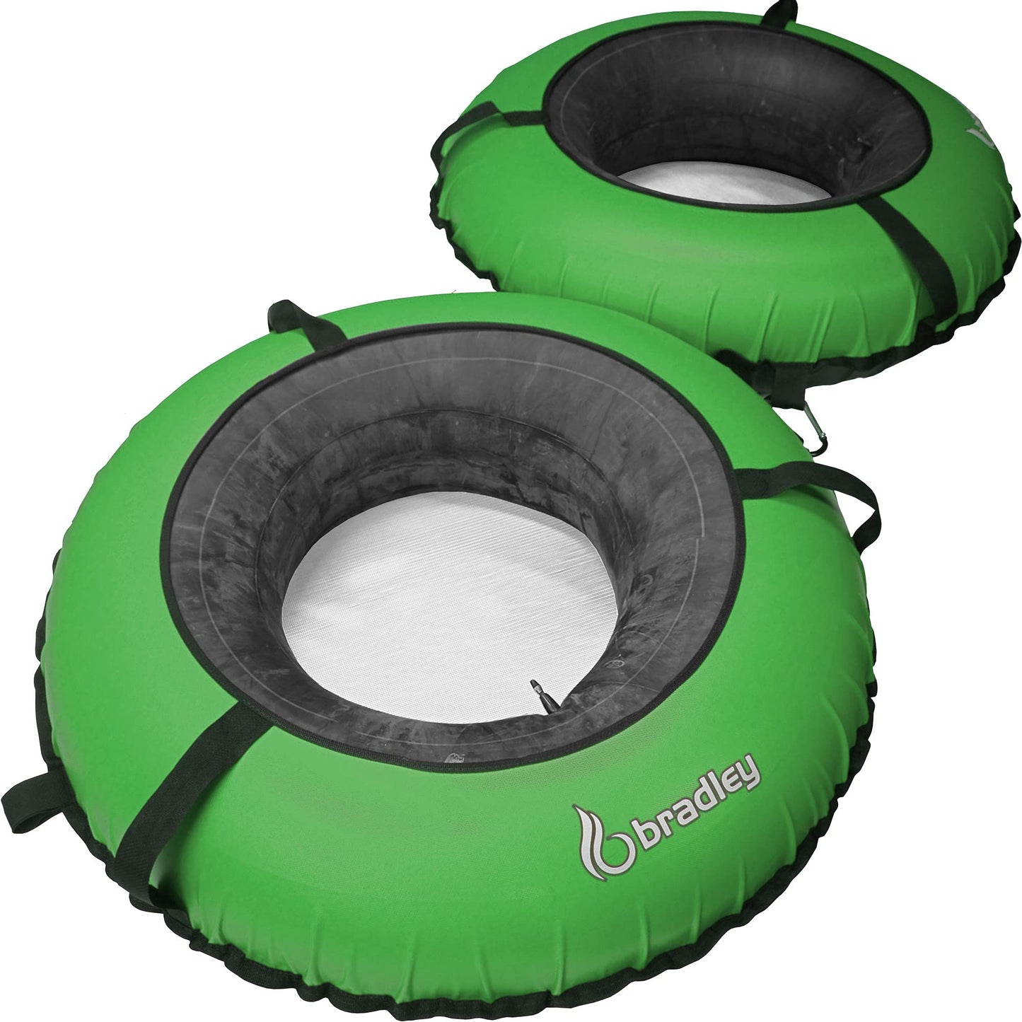 Bradley Pack of Two Heavy Duty Tubes for Floating The River; Whitewater Water Tube; Rubber Inner Tube with Cover for River Floating; Linking Tandem River Tubes for Floating The River; River raft Tube