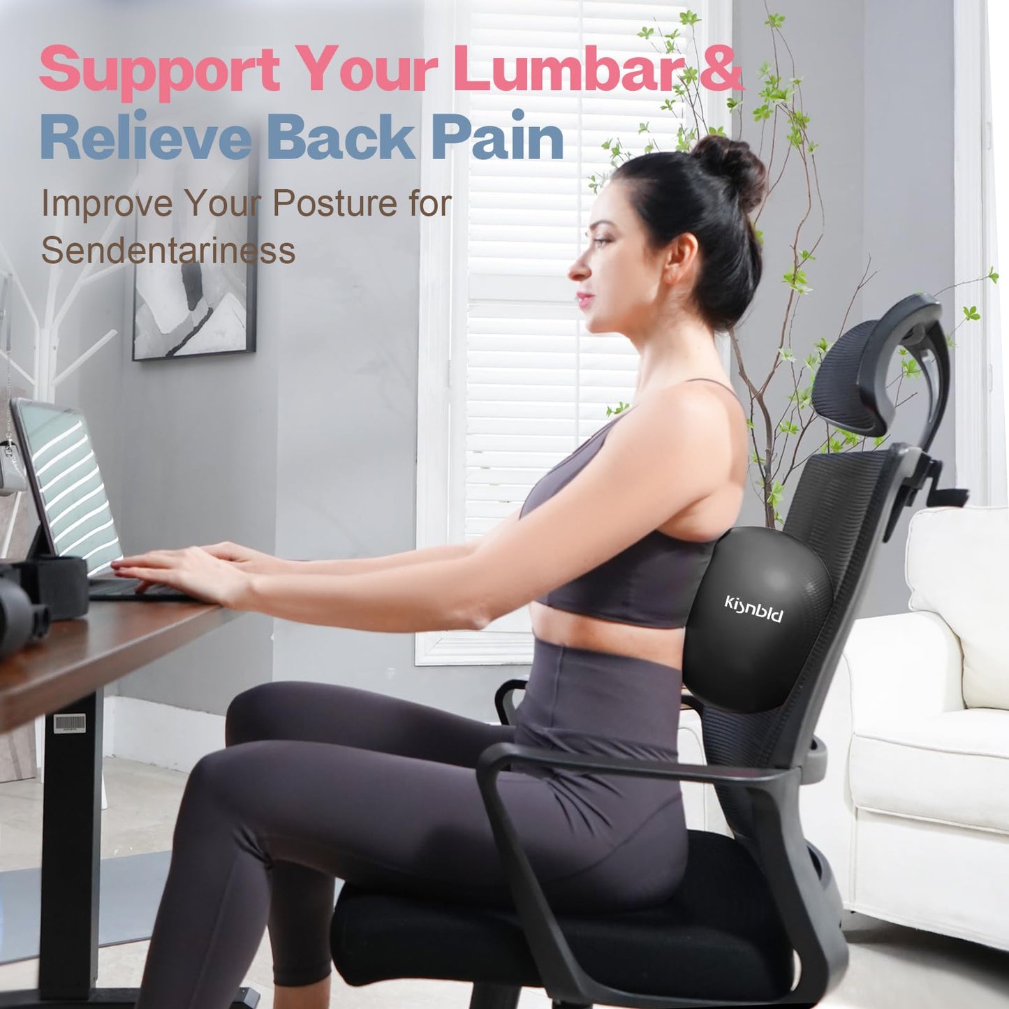 kisnbld Small Exercise Ball, 9 Inch Mini Pilates Ball, Anti Burst and Slip Resistant Mini Yoga Ball for Stability, Fitness, Physical Therapy, Stretching & Core Strength Workout at Home Gym & Office