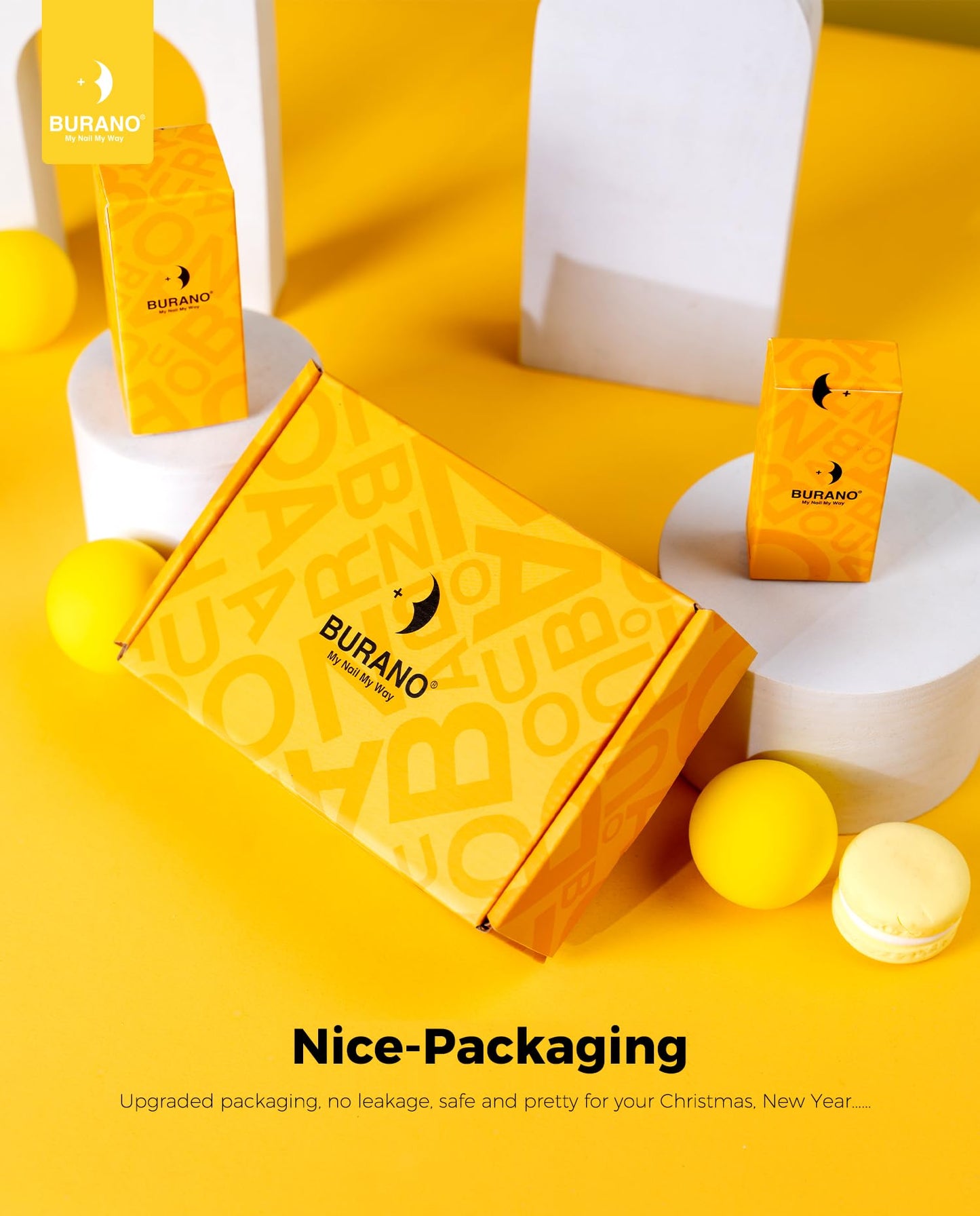 BURANO Poly Extension Gel Nail Kit, 6 Colors Nail Poly Nails Builder Gel Set for Beginner & Professional Using, Poly Nail Gel Kits DIY Starter Kit Nail Art Gift (06 Pink nude)