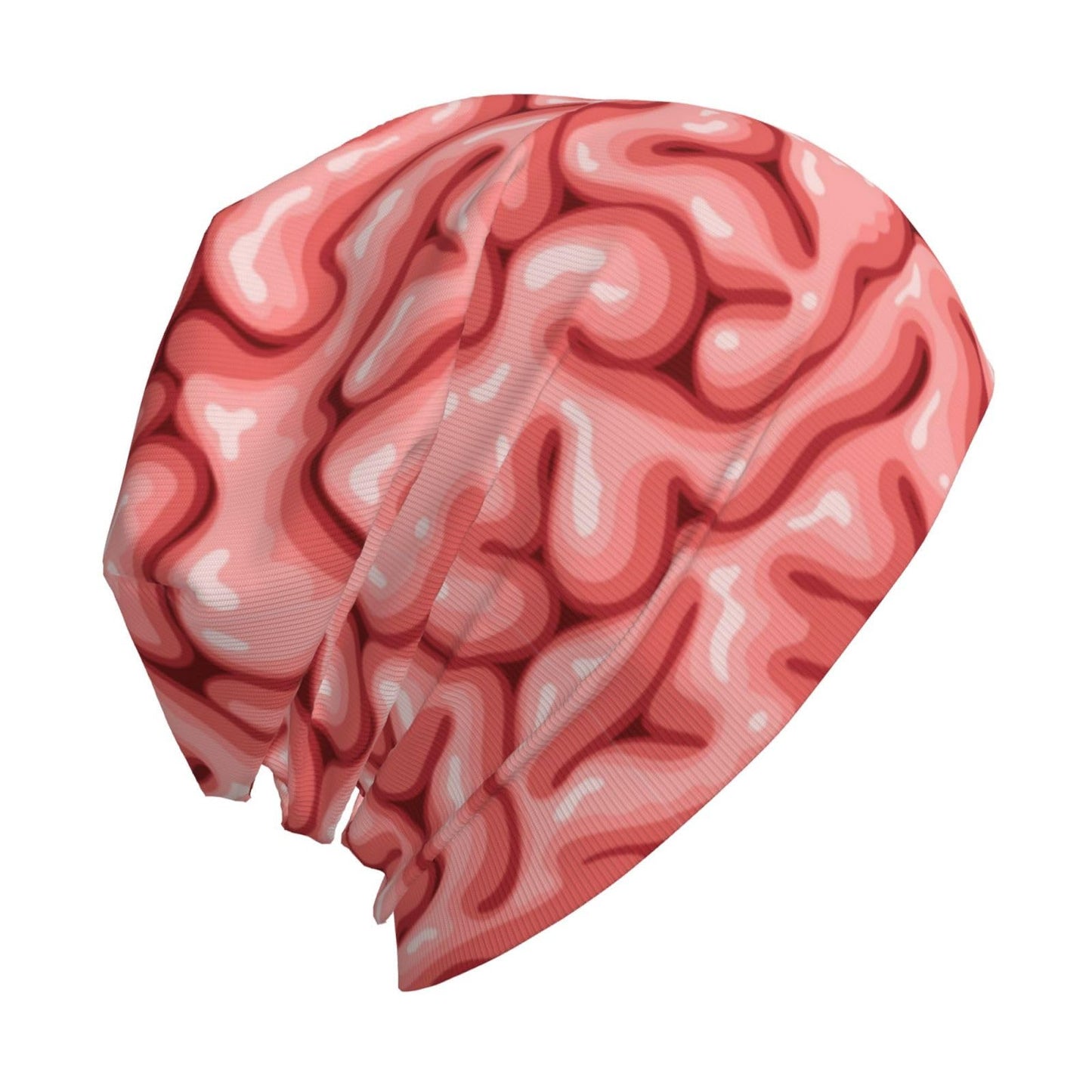 ANNCED Beanie Hat Knitted Cap for Men Women, Halloween Funny Zombie Brain Organ Thin Warm Knit Slouchy Cancer Hat Ski Cap Winter Warm Hip Hop Soft Skull Cap