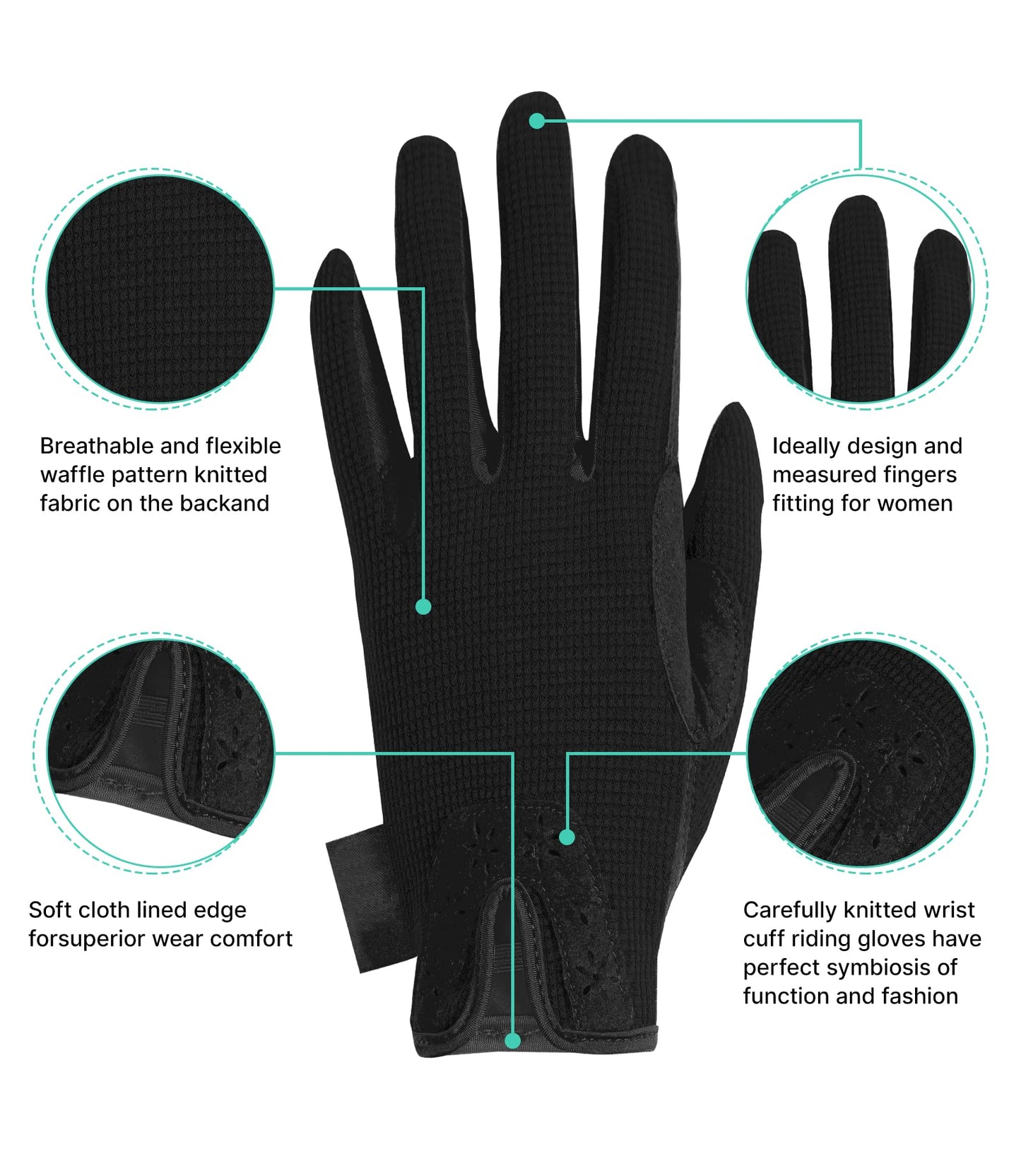 Thapower Kids Horse Riding Gloves Girls Youth Equestrian Gloves Summer Winter Outdoor Sports Horseback Riding Glove Cycling Biking Driving Gardening Mittens