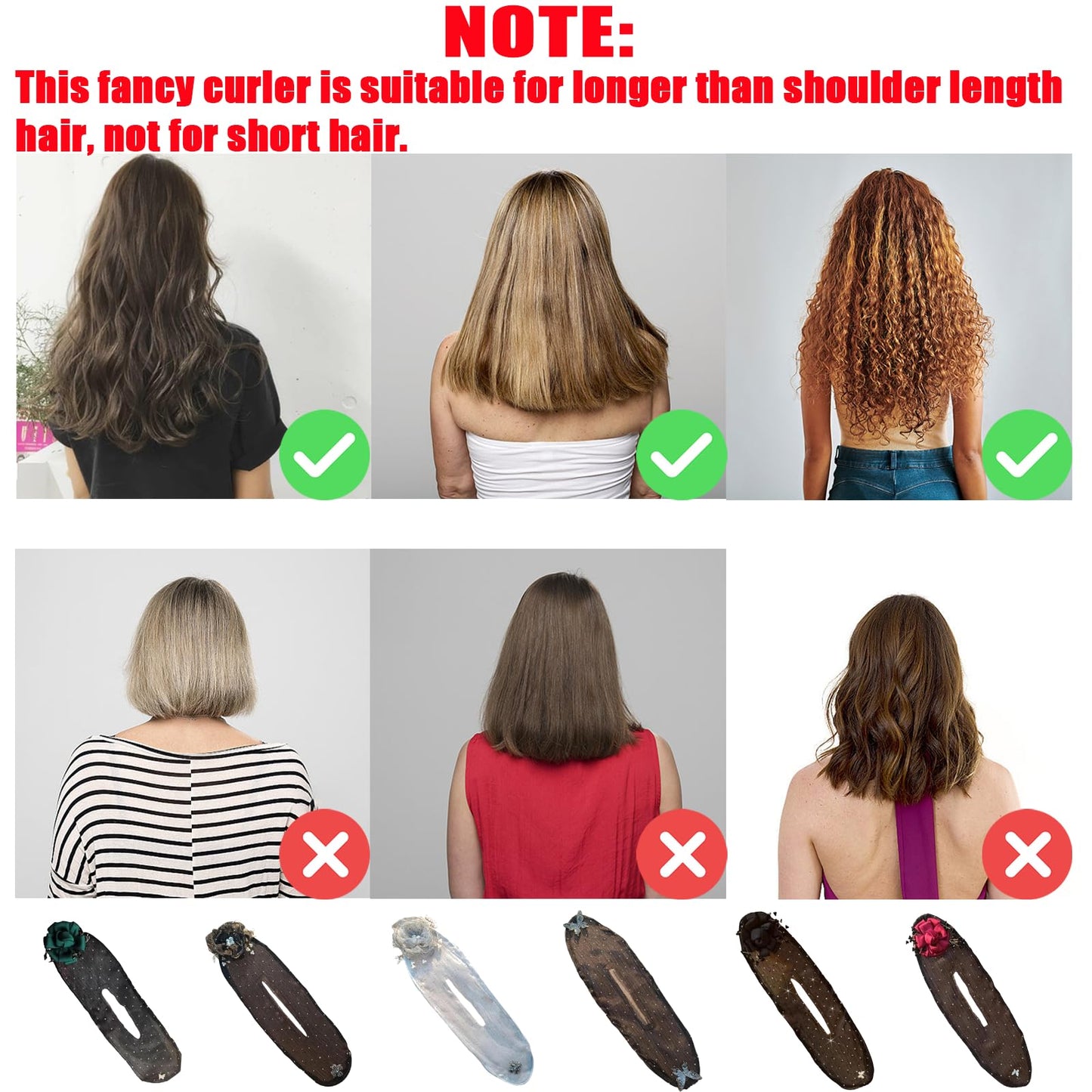 Ball Hair Clip for Long Thick Hair, Easy Fast Snap Hair Roll Bun Maker Twister Tool, 2024 New Lazy Hair Curler, Flower Roller Hair Styling Accessories for Women Girls (6pc)