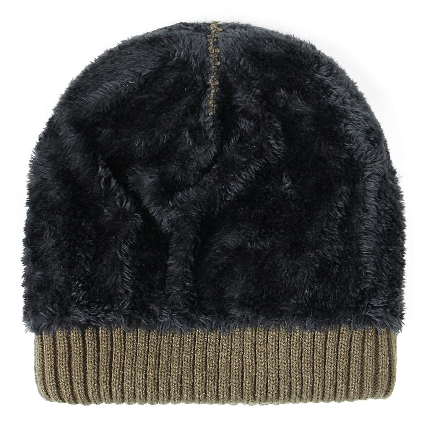 LAPI.ZAPI Winter Hat for Men Fleece Lined Skull Cap Cuff Beanie Outdoor Women Sports Cap