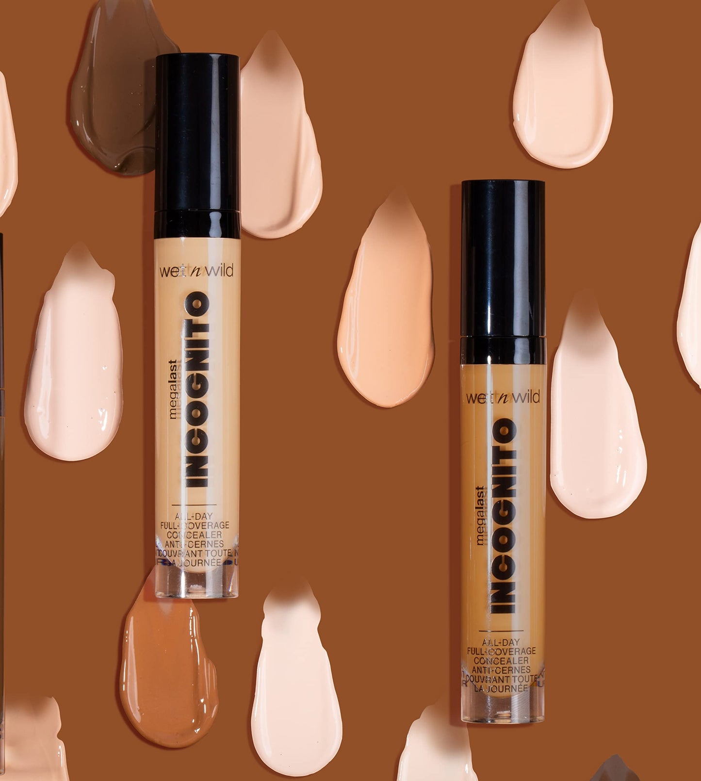 Matte Concealer By Wet n Wild Mega Last Incognito All-Day Full Coverage Liquid Matte Concealer, Light Medium, 0.18 Ounce
