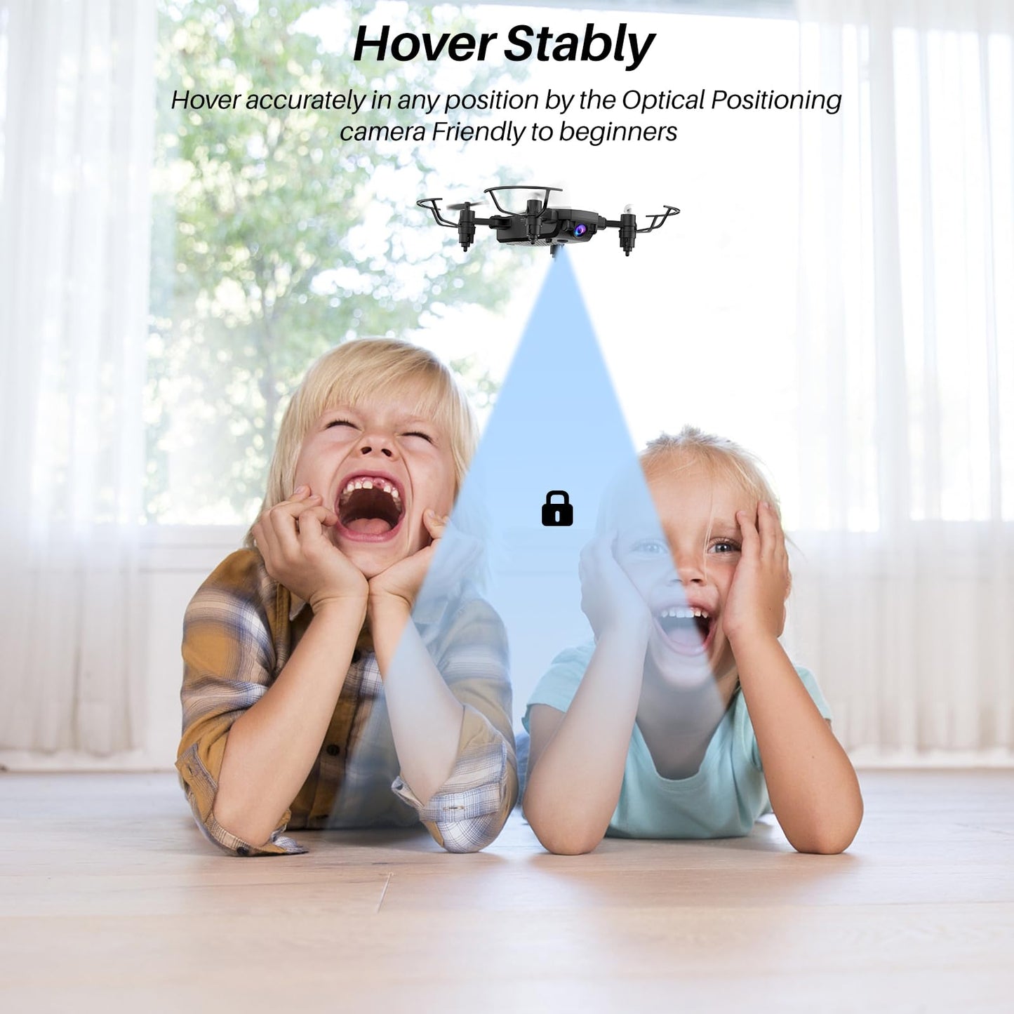 SIMREX X300C Mini Drone with Camera 720P HD FPV, RC Quadcopter Foldable, Altitude Hold, 3D Flip, Headless Mode, Gravity Control and 2 Batteries, Gifts for Kids, Adults, Beginner, Red