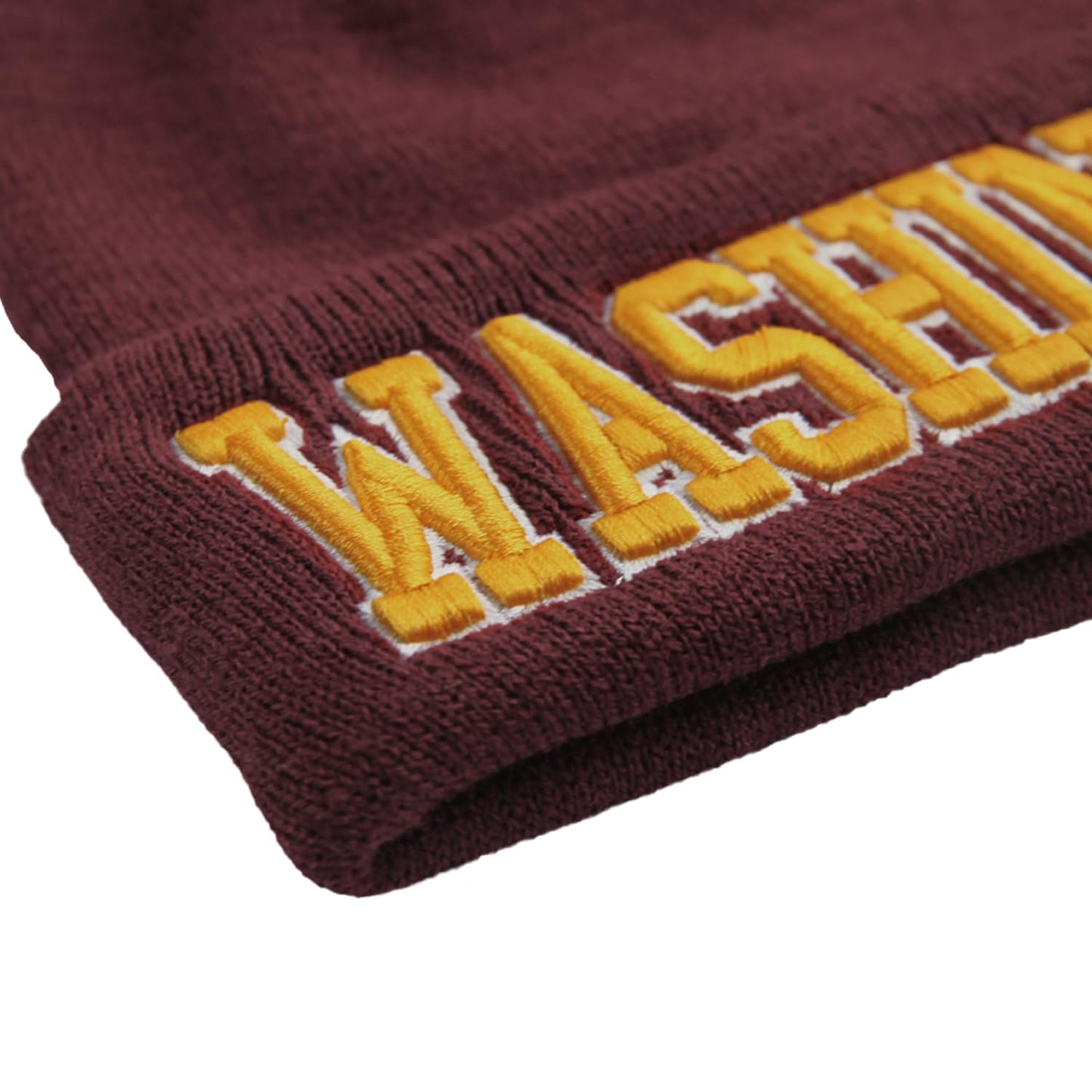 Washington Beanie Hat Classic Knit Beanie Hat for Women Men, Soft Stretch Cuffed Winter Thick Hats Skiing Beanies