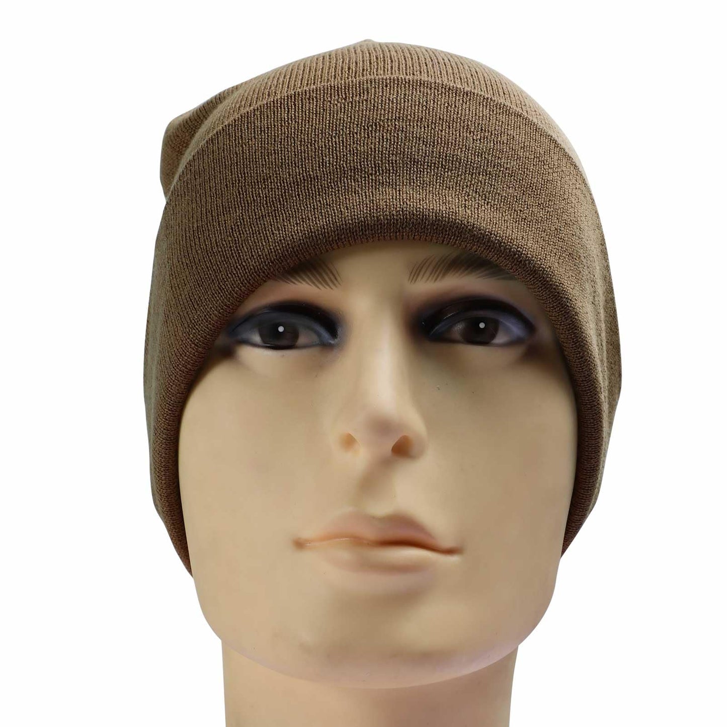 XXL Oversized 100% Merino Wool Beanie Hat for Men & Women, Extra Large Warm Winter Cap for Big Heads, Stretchy Knitted Cap
