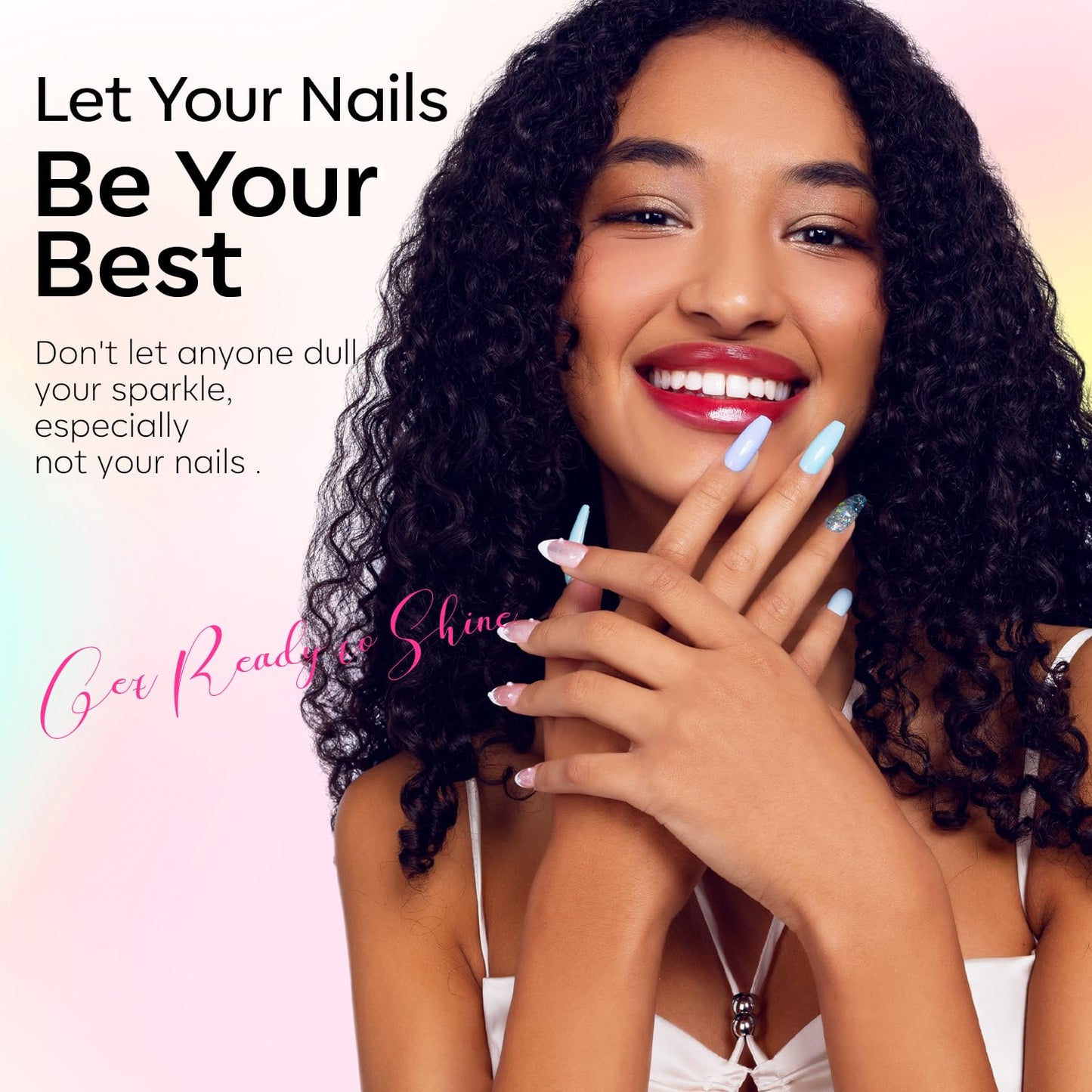 modelones 32 PCS Gel Nail Polish Set, 28 Colors Spring Colorful Gel Polish with No Wipe Base Coat, Glitter & Glossy & Matte Top Coat Soak Off LED Nail Art Kit Salon at Home