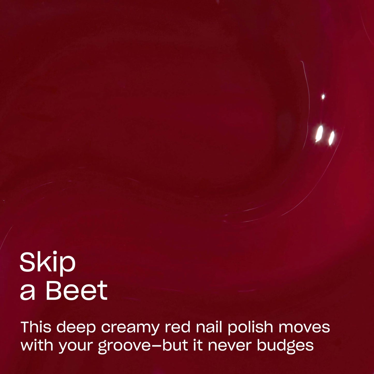 OPI RapiDry Skip a Beet | Opaque Dark Red Crème Quick Dry Nail Polish | Vegan, Smudge Proof, Fast Drying