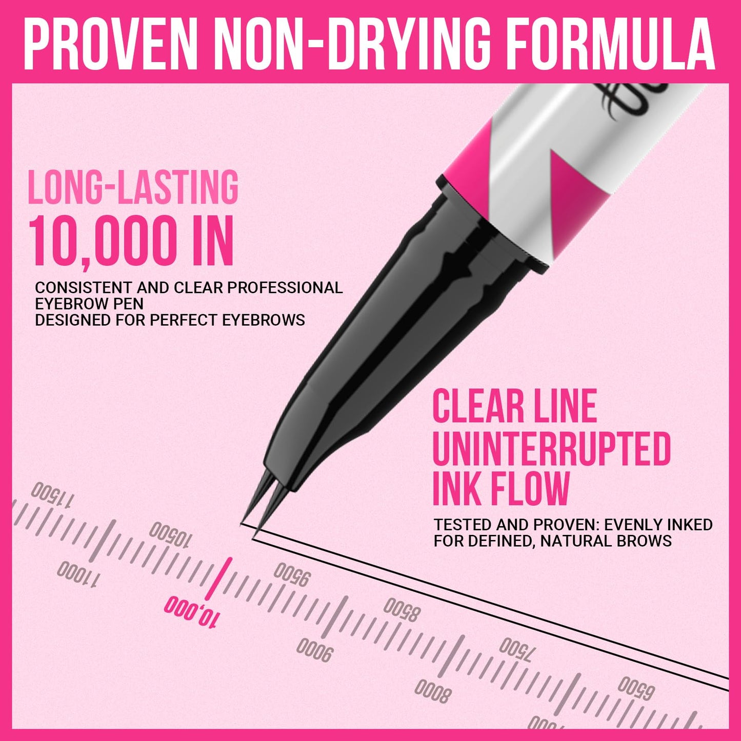 iMethod Curved Eyebrow Pen - 2-in-1 Dual-Ended Eyebrow Pencil with Curved Tip and Precise Brush-Tip, Microblading Pen for Natural Hair-Like Brows, Long Lasting, Reddish Brown