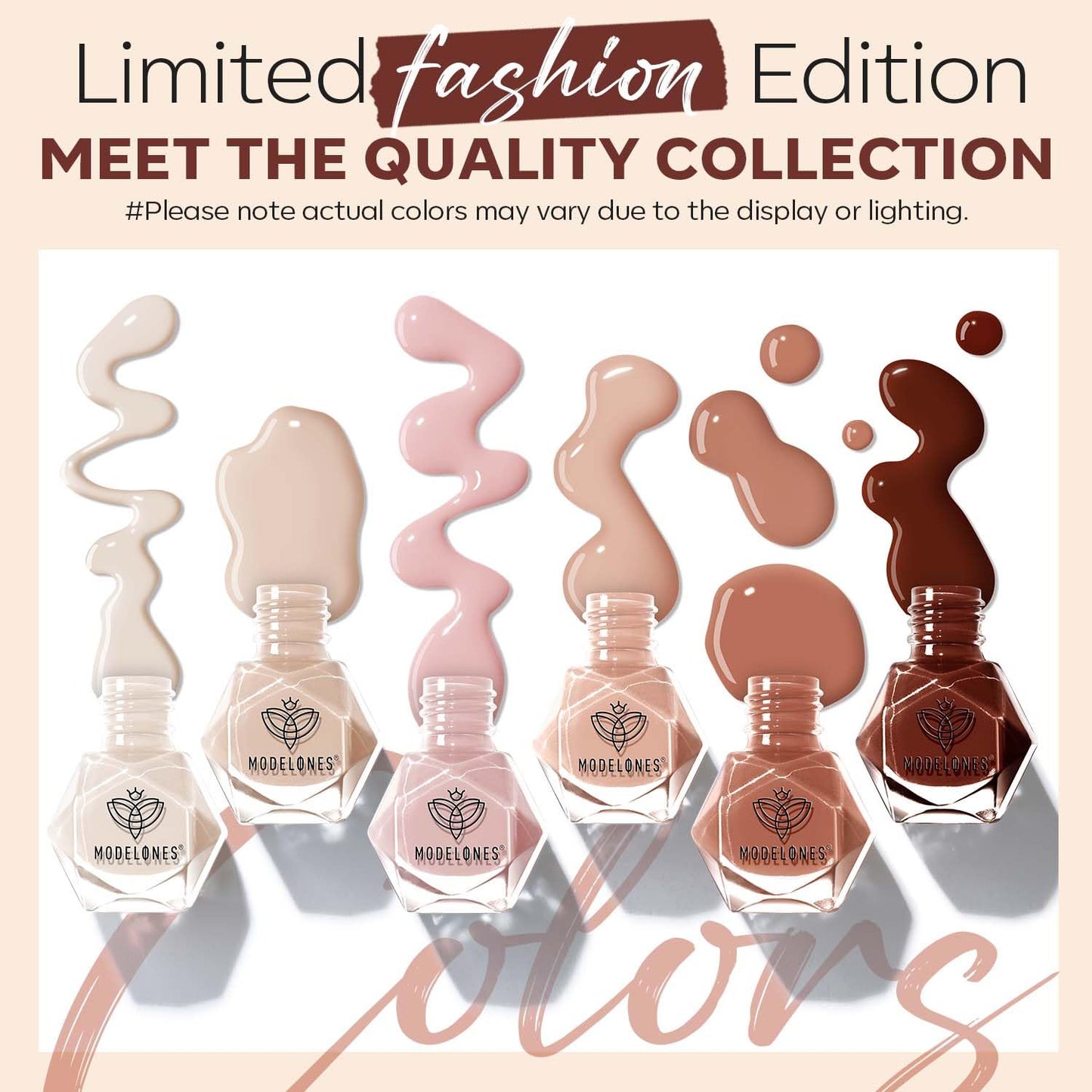 Modelones Nail Polish Set 6 Colors Nude Pink Skin Tones Milky White Brown Mini Nail Polish Quick Dry Nail Polish All Seasons Neutral Brown Manicure DIY Nail Art Salon Home Gift for Women Girl