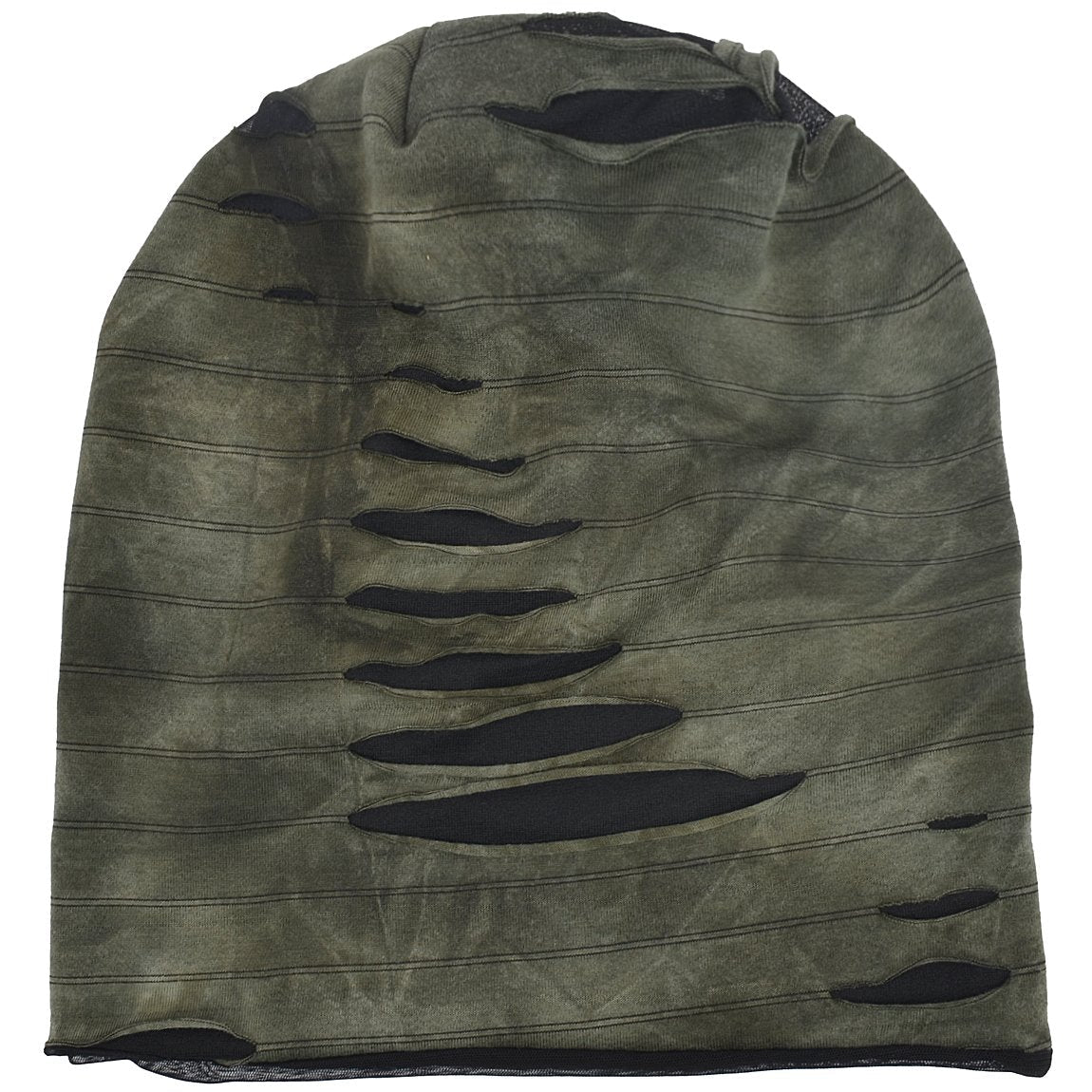 FORBUSITE Slouchy Thin Summer Beanies Hats for Men Women Distressed Designed B090 Green