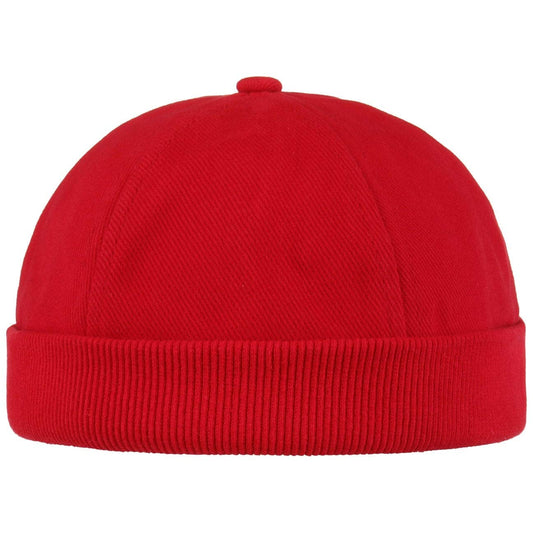 Lipodo Cotton Docker Cap Women/Men red One Size