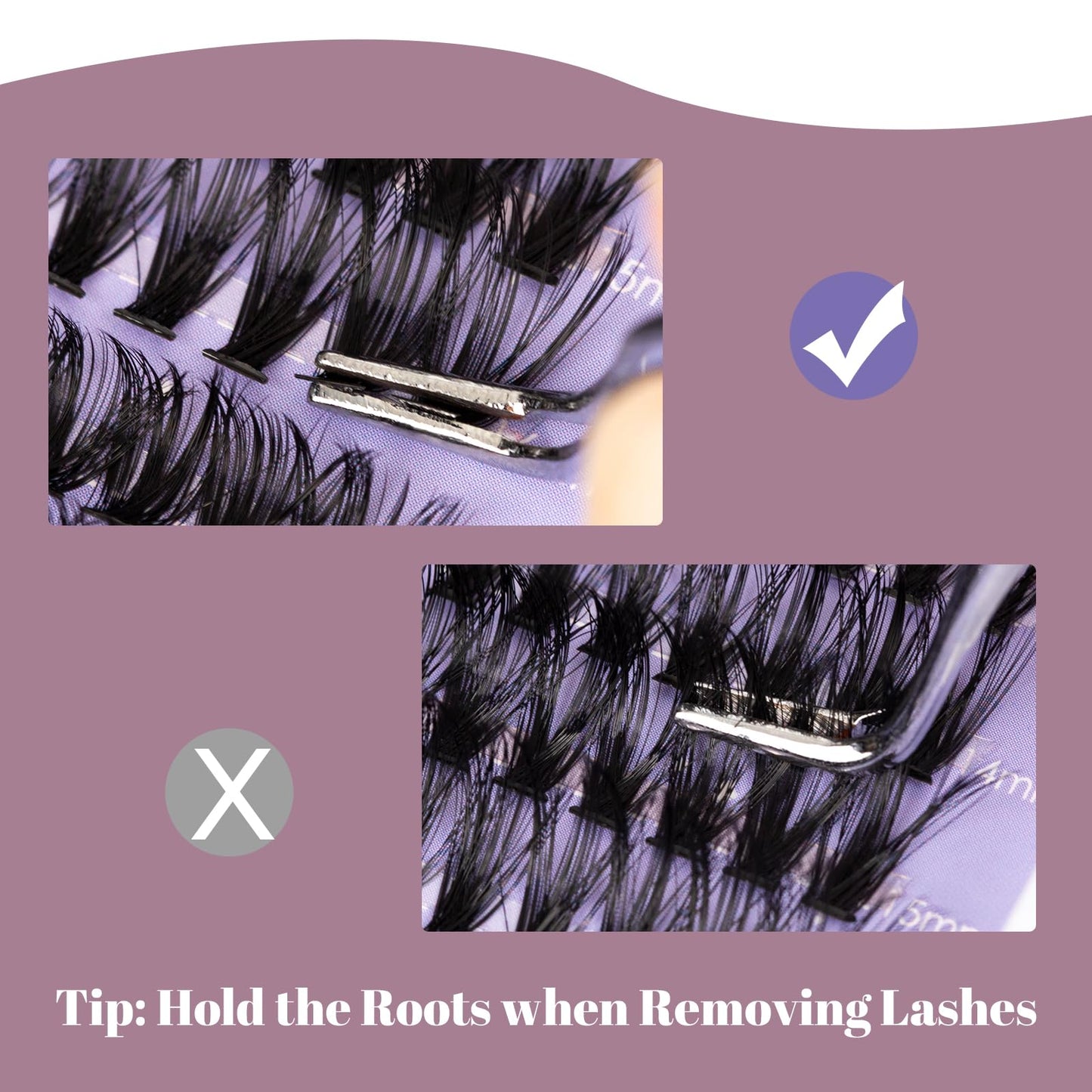 Ocean Pearl Lash Clusters 480PCS 11-20mm Individual Eyelash Extensions 30D+40D+80D+100D DIY Thick Volume Natural Lashes for Beginners at Home-4