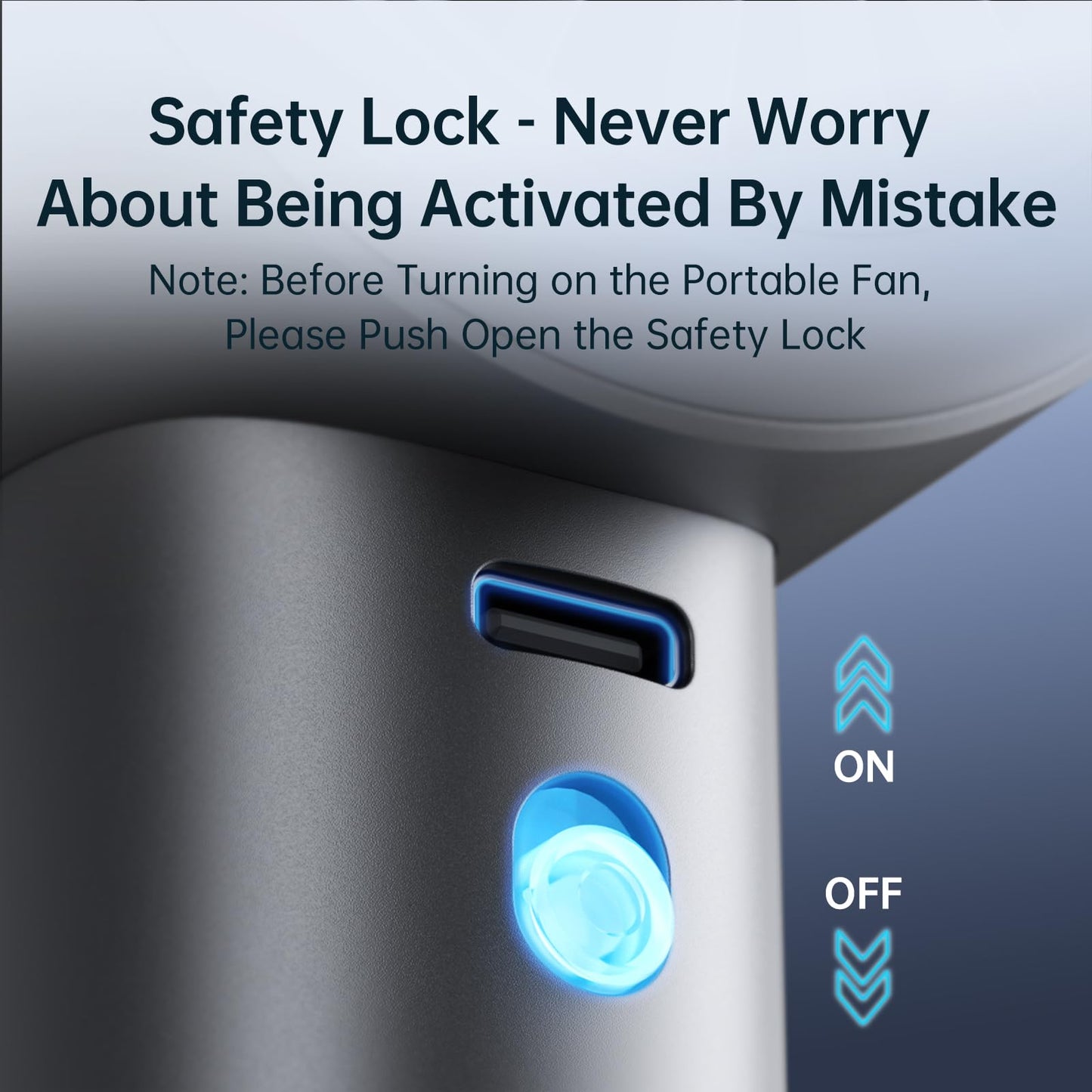 JISULIFE Portable Handheld Fan,Speed(1-100) Adjustable Turbo Mini Fan,5000mAh Battery Rechargeable Personal Fan with Metal Body,Digital Display,Gifts for Women Men Travel/Camping/Outdoor-Grey