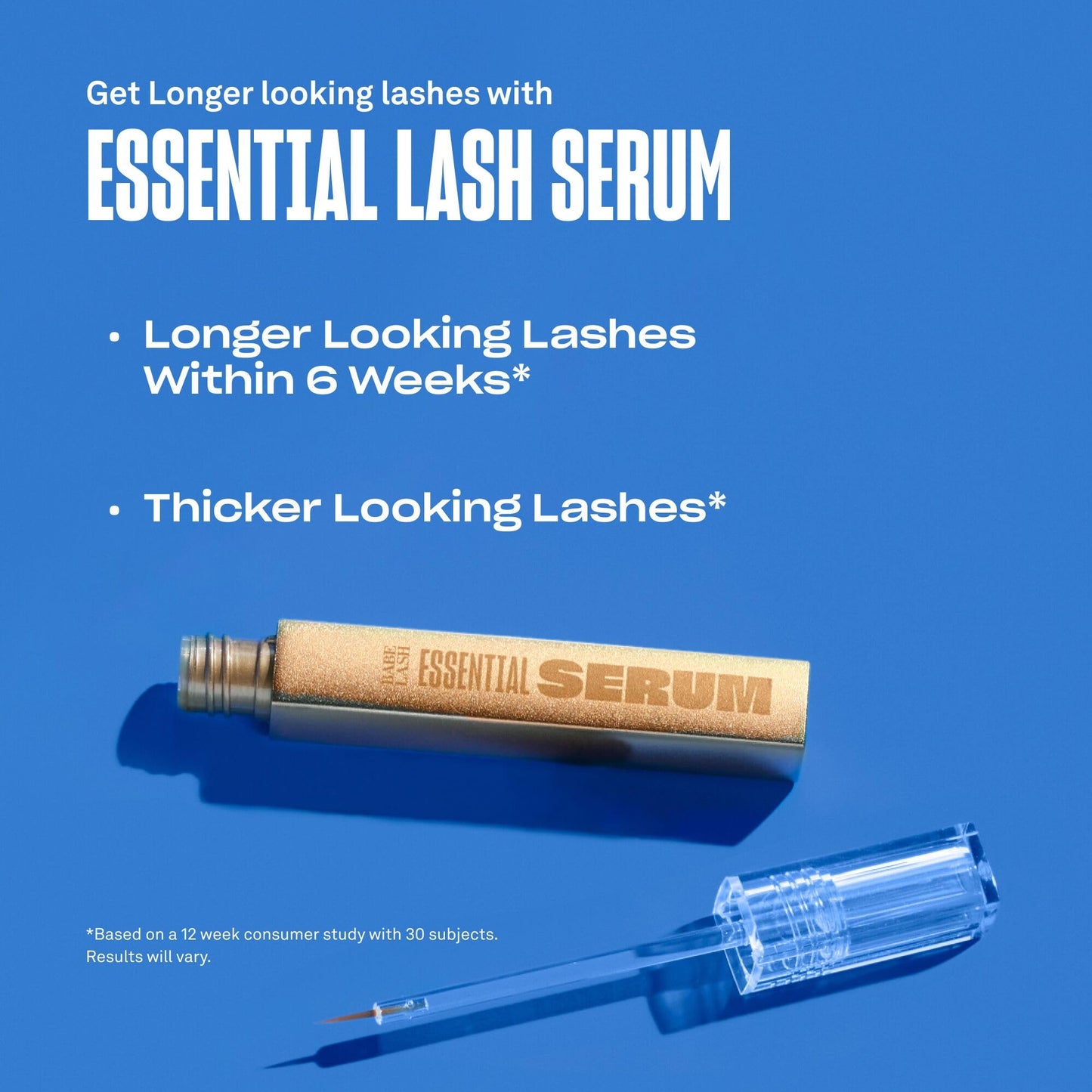 Babe Original Lash Serum - Fuller & Longer Looking Eyelashes, Lash Enhancing Serum, for Natural Lashes and Lash Extensions, 1mL, Starter Supply