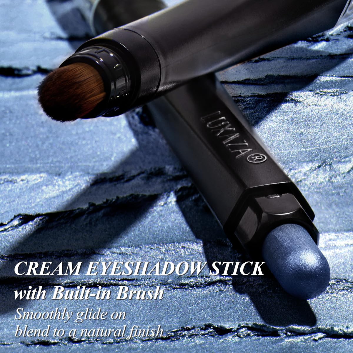 LUXAZA PRO Neutral Eyeshadow Stick Makeup Set, Metallic Shimmer Matte Cream Eye Shadow Eyeliner Brightener Pencil Crayon - Classic 6PCS A010