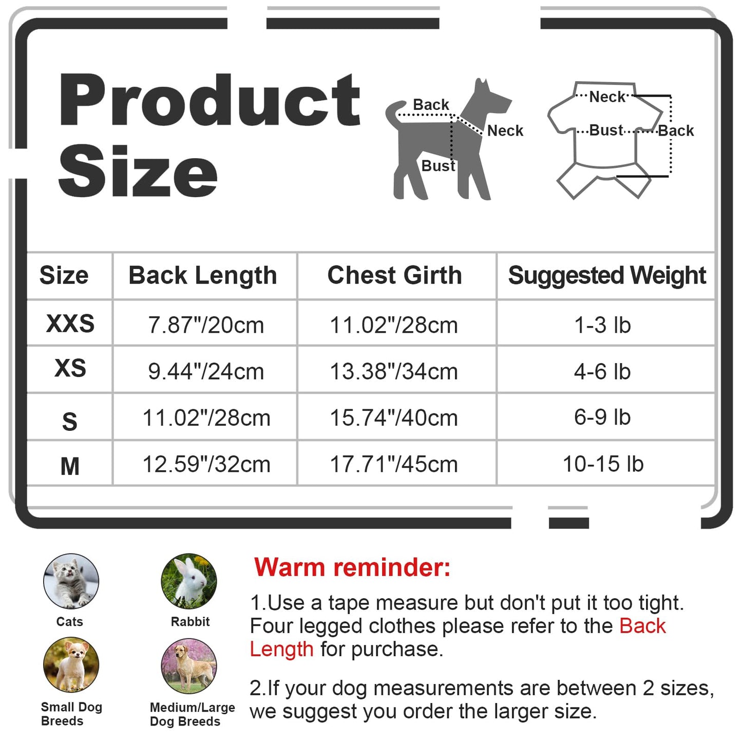 Dog Sweater Dresses for Small Dogs Male Female - Christmas Dog Clothes for Small Dogs Girl Boy - Winter Spring Sweater Princess Plaid Dress - Pet Clothes Puppy Outfits Apparel, XS, Black Plaid, 4-6lb