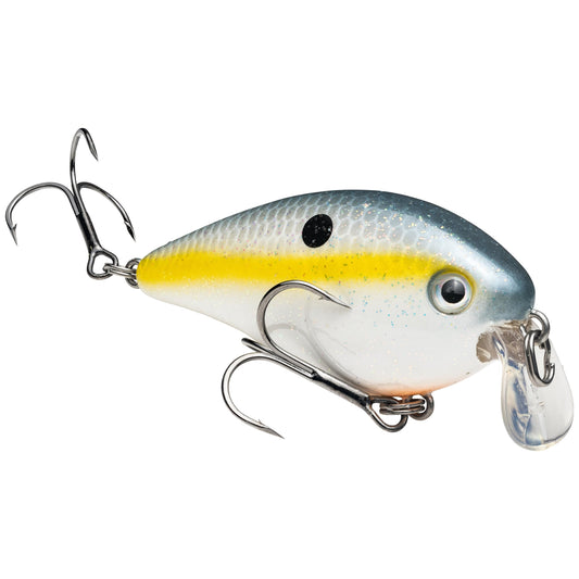 Strike King (HCKVDS1.5SH-590) KVD 1.5 Shallow Squarebill Fishing Lure, 590 - Sexy Shad, 3/8 oz, Black Nickel Hooks