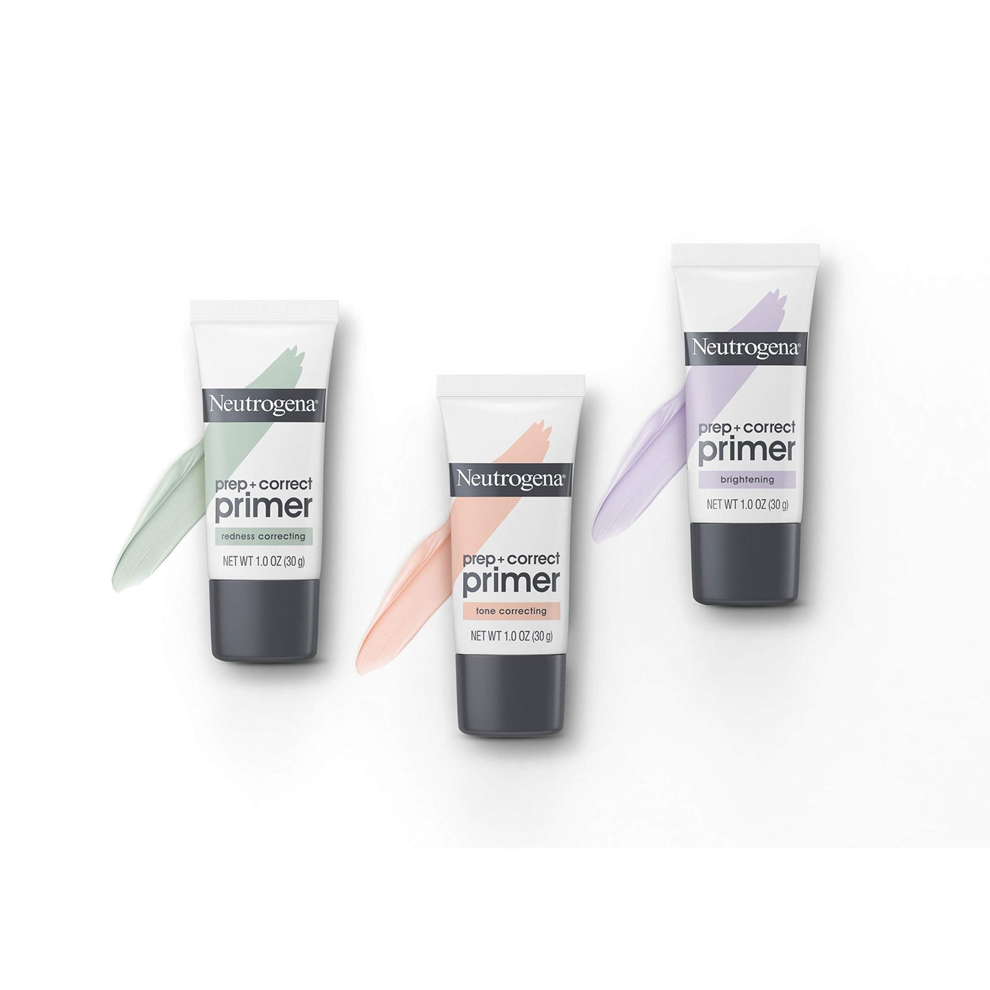 Neutrogena Prep + Correct Primer for Redness Correcting, Green-Toned Matte Makeup Primer with Seaweed Extract to Help Reduce Redness & Even Skin Tone, 1.0 oz (Pack of 2)