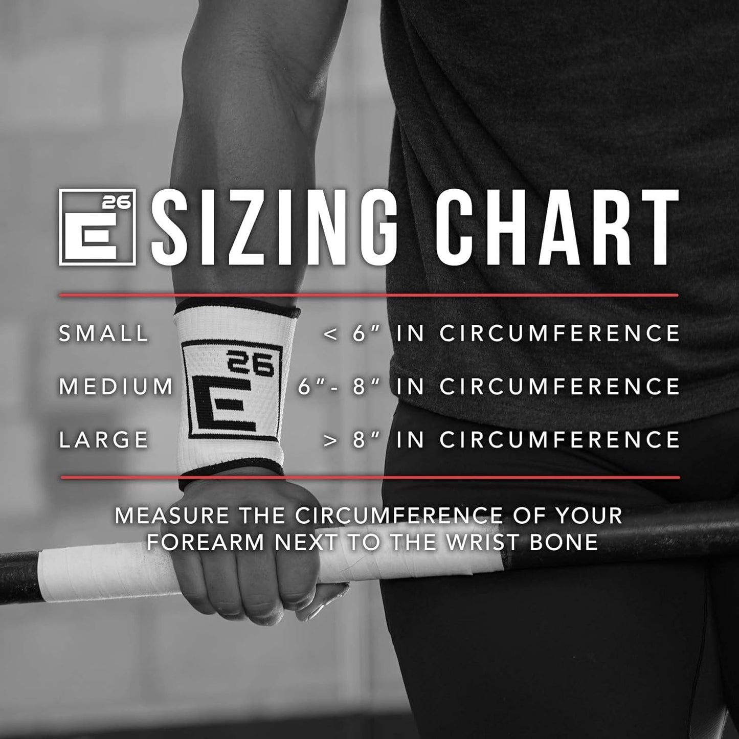 Element 26 Wrist Sweat Bands, Sweat Wicking - Multi-sport - White, Medium (2 Pair/4 Individual Wrist Bands)