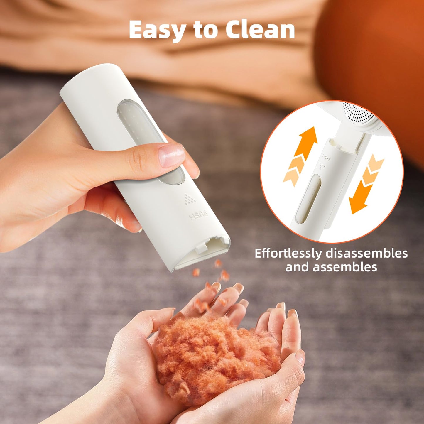 Fabric Shaver, Rechargeable Lint Remover for Clothes, Type-C Double-Head Lint Shaver with 12.5cm De-fuzzing Area, Easily Get Rid of Pillings and Fuzz