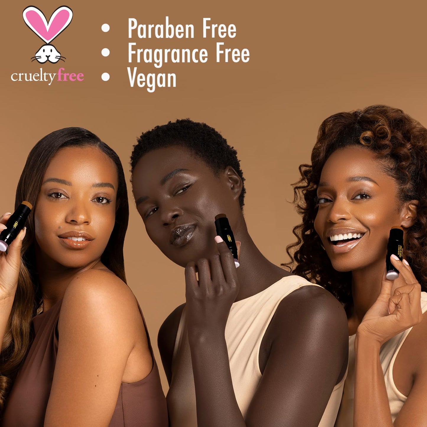 Black Radiance Color Perfect Foundation Stick, Brownie, Multi-tasking Face Foundation